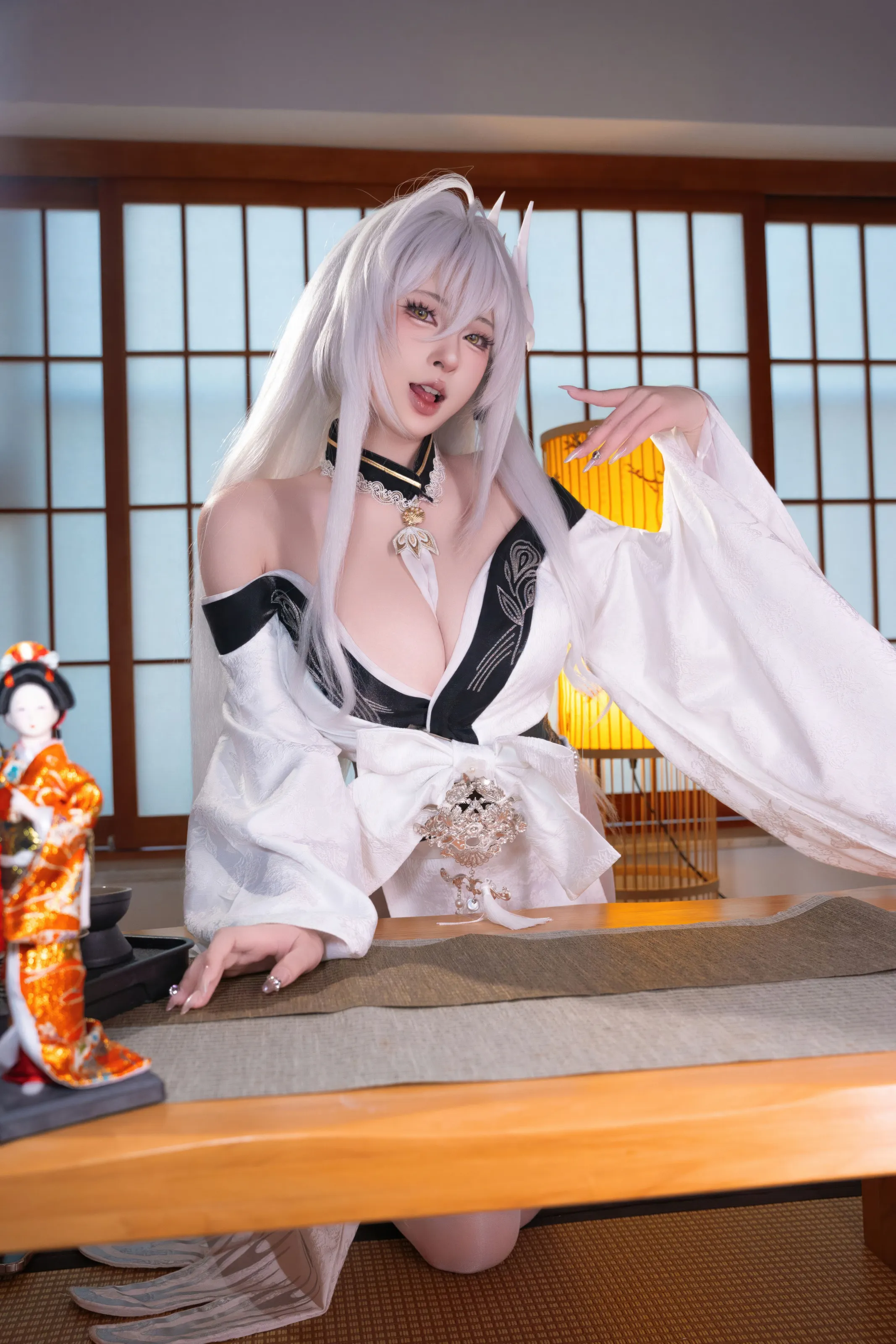 清水由乃 – 碧蓝航线 白凤和服 [76P]