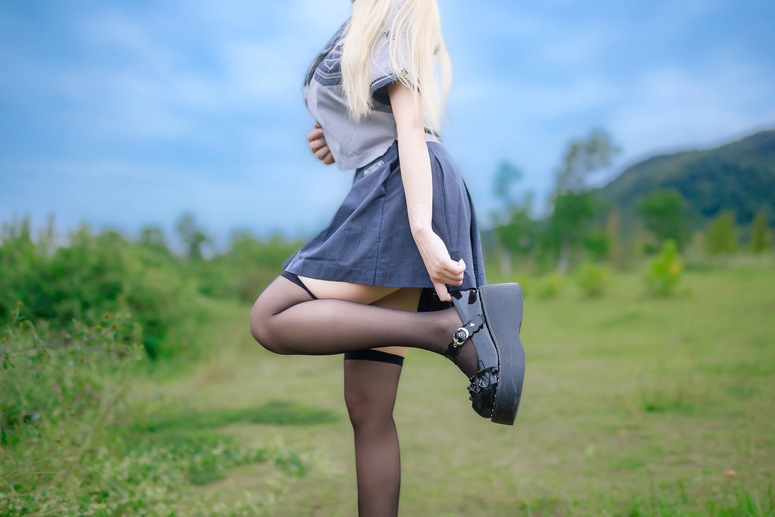 阿雪雪 – 湿地JK [78P]