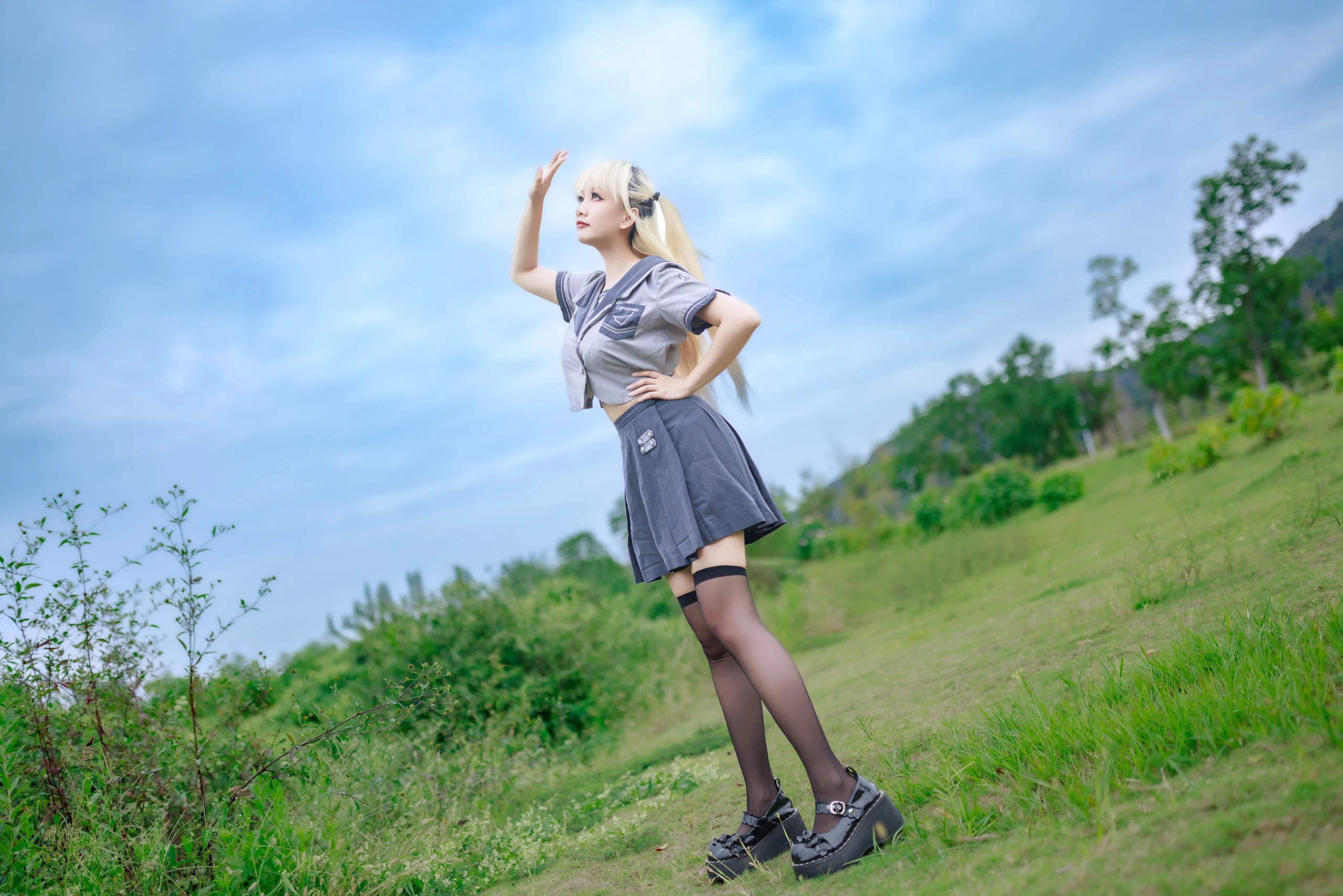 阿雪雪 – 湿地JK [78P]