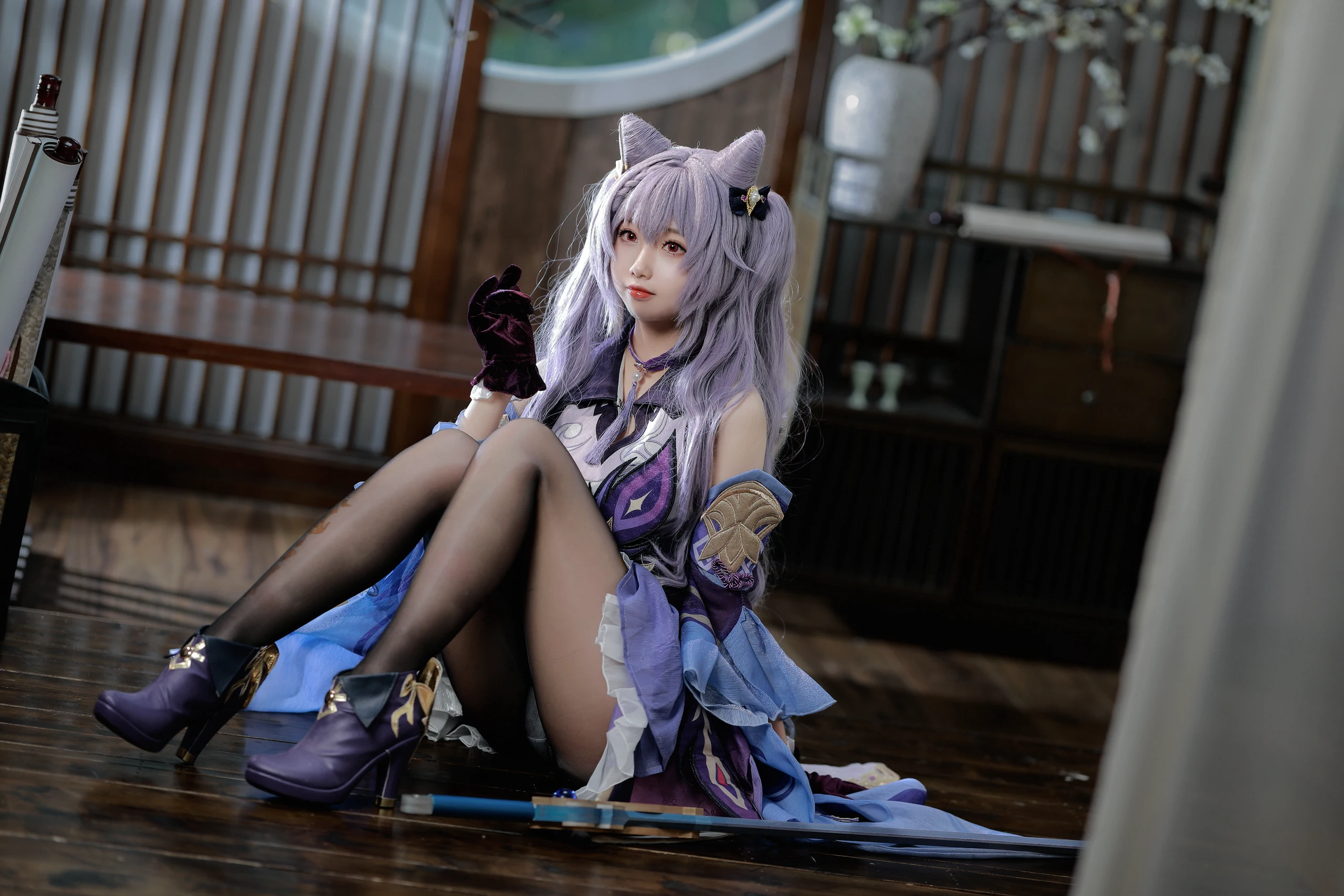 雪琪SAMA – 原神 刻晴 [50P]