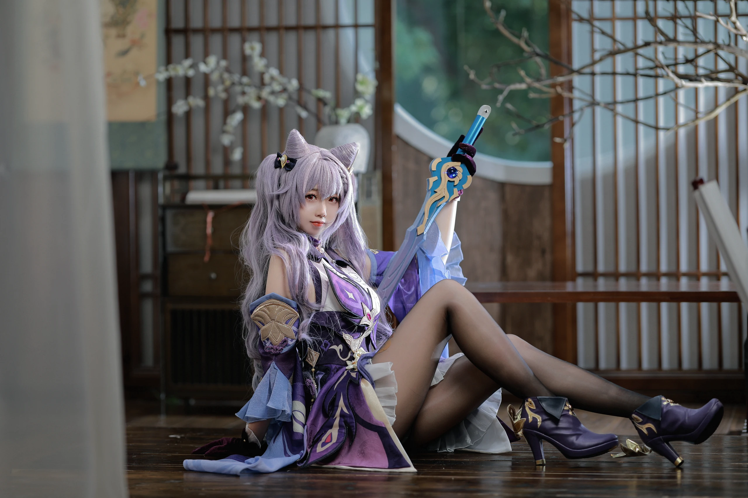 雪琪SAMA – 原神 刻晴 [50P]