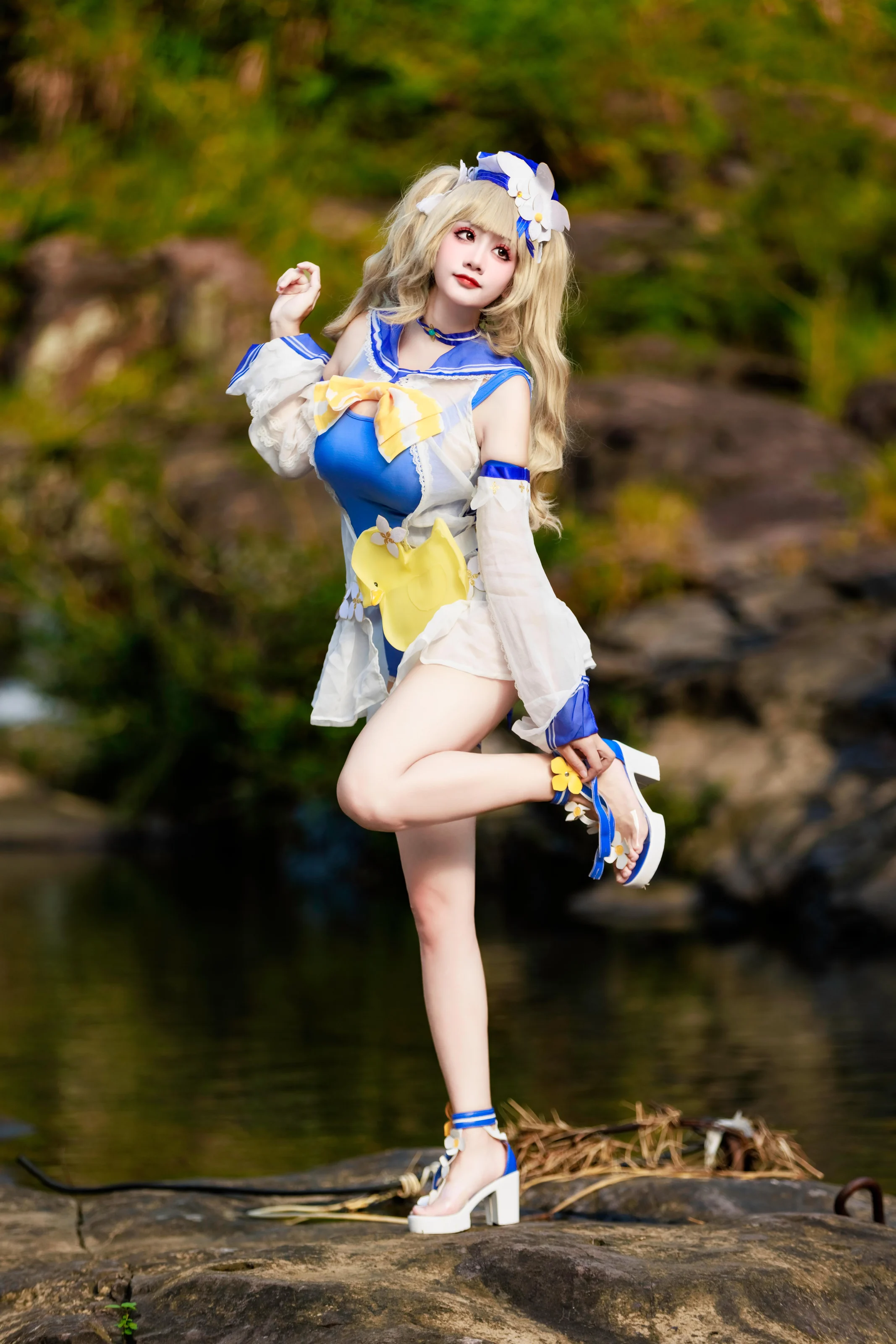 阿雪雪 – 芭芭拉泳装 [85P]