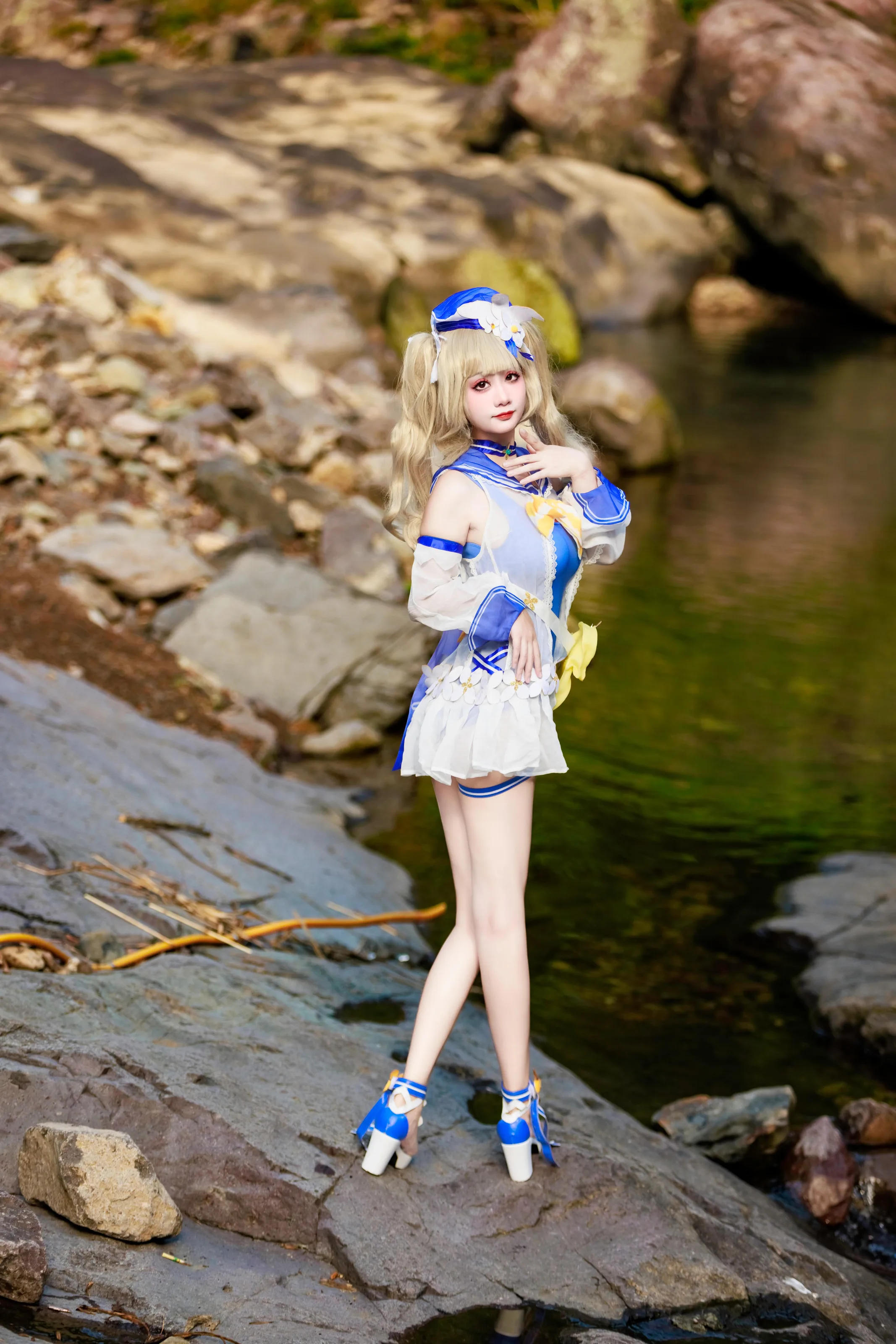 阿雪雪 – 芭芭拉泳装 [85P]