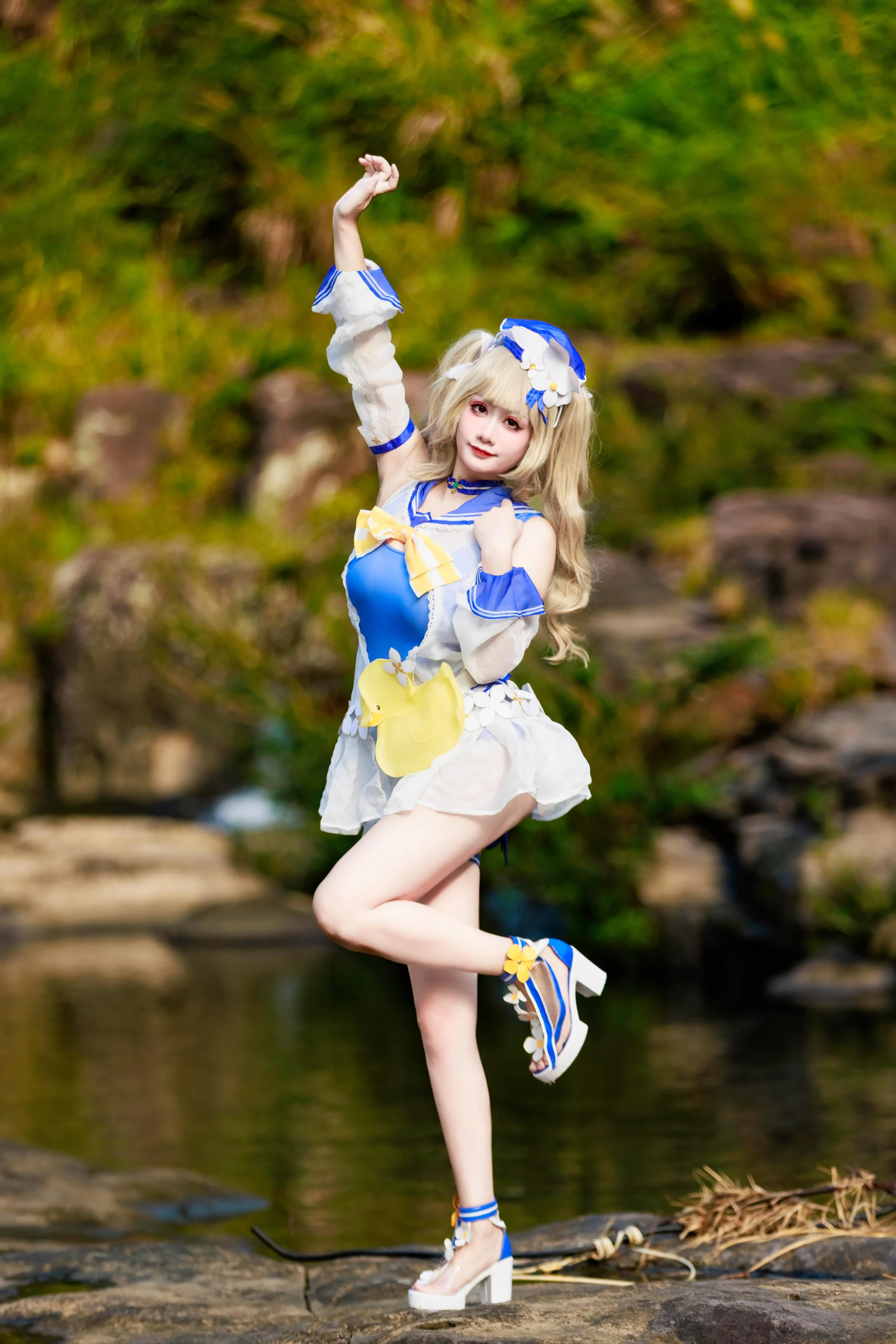 阿雪雪 – 芭芭拉泳装 [85P]