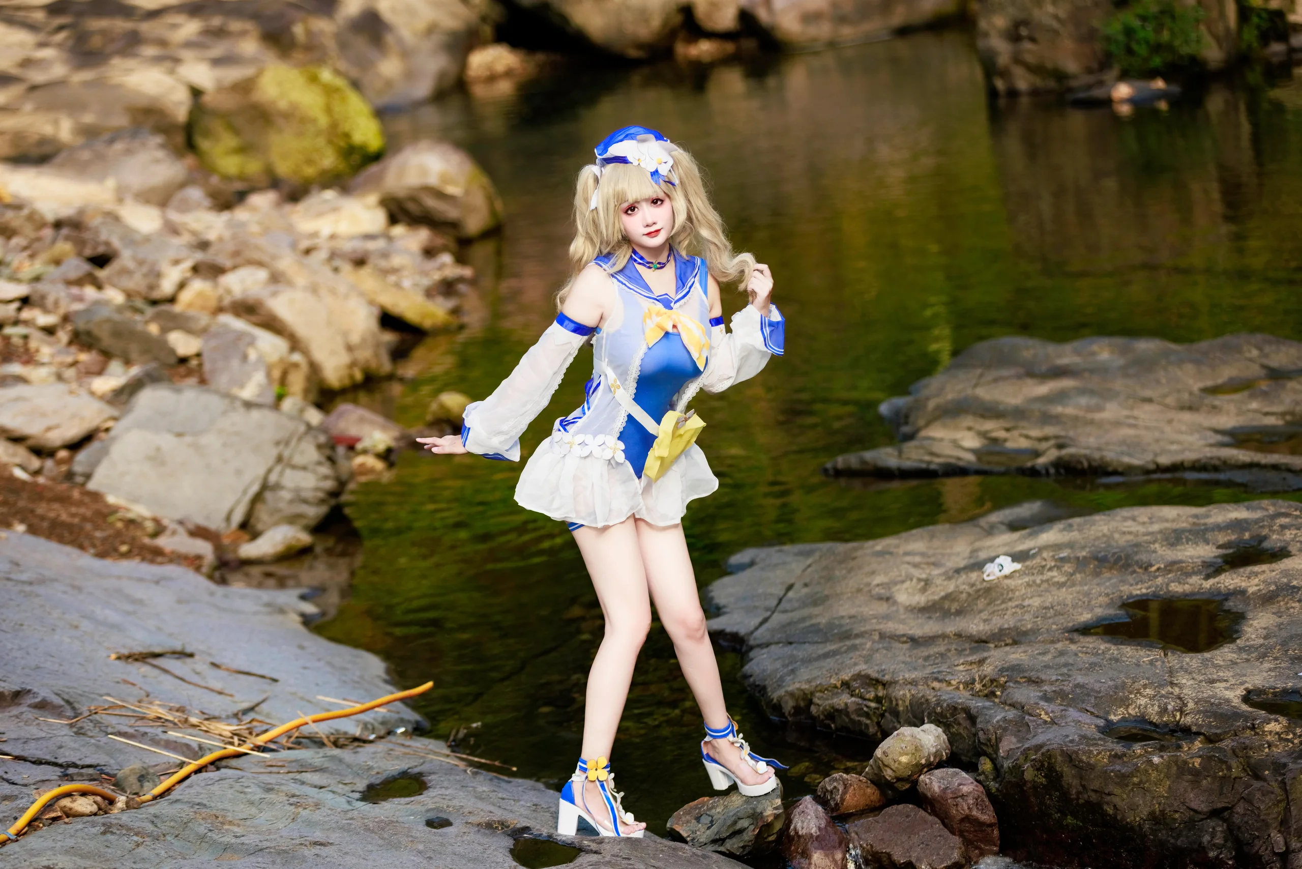 阿雪雪 – 芭芭拉泳装 [85P]