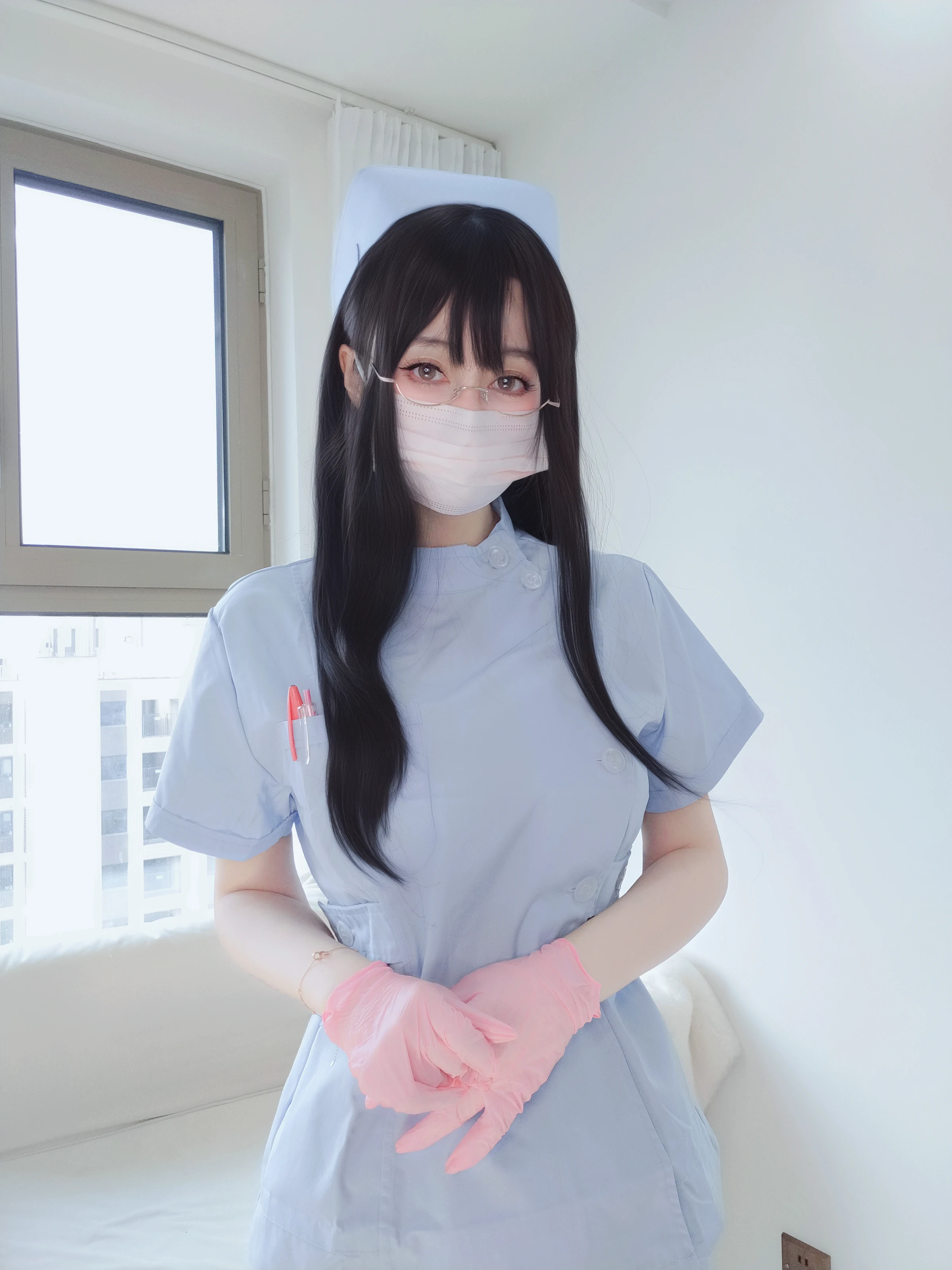 白银81 – 自摄Vol.95 蓝色护士 [162P]