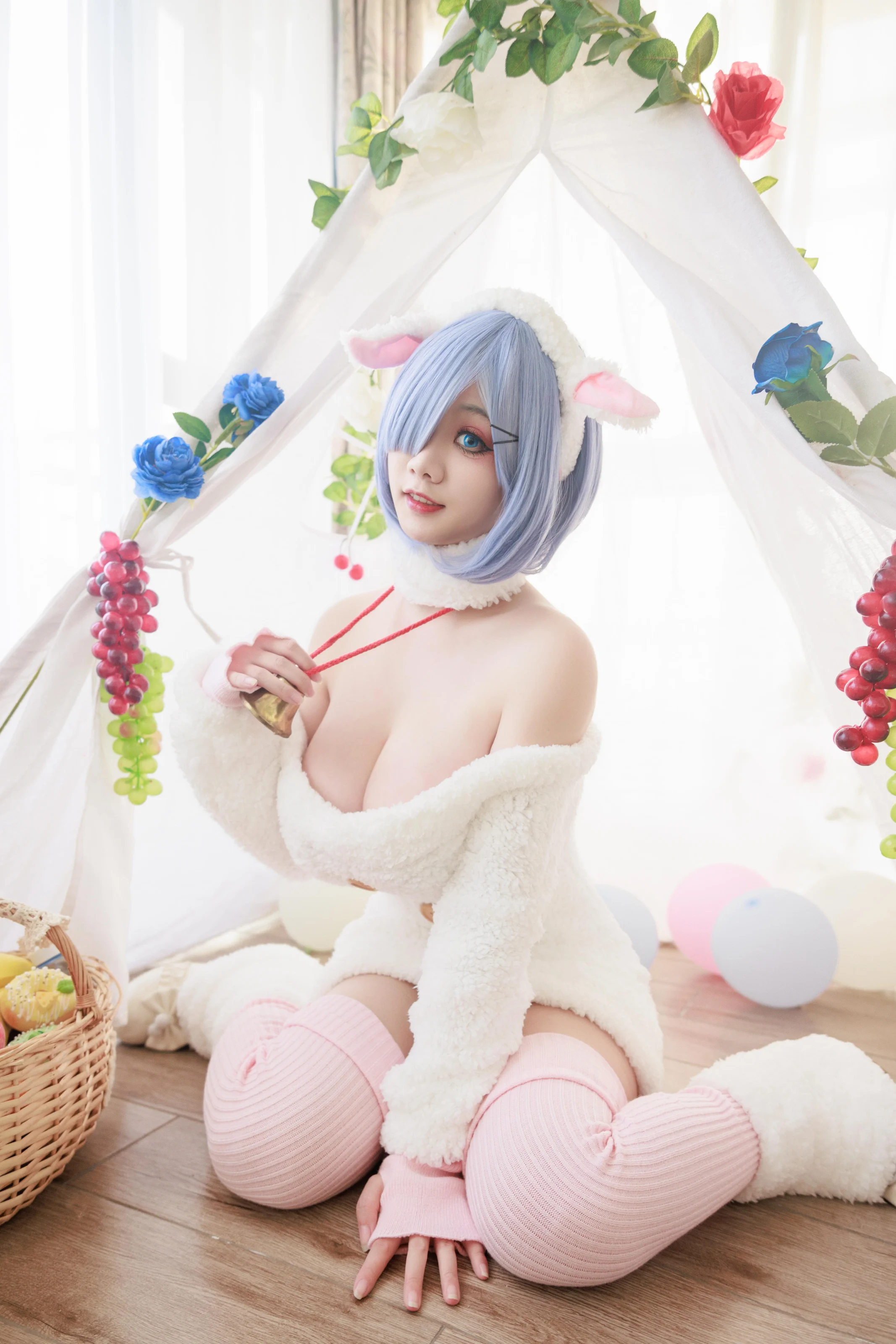 阿雪雪 – 从零开始的异世界生活 蕾姆小羊 [77P]