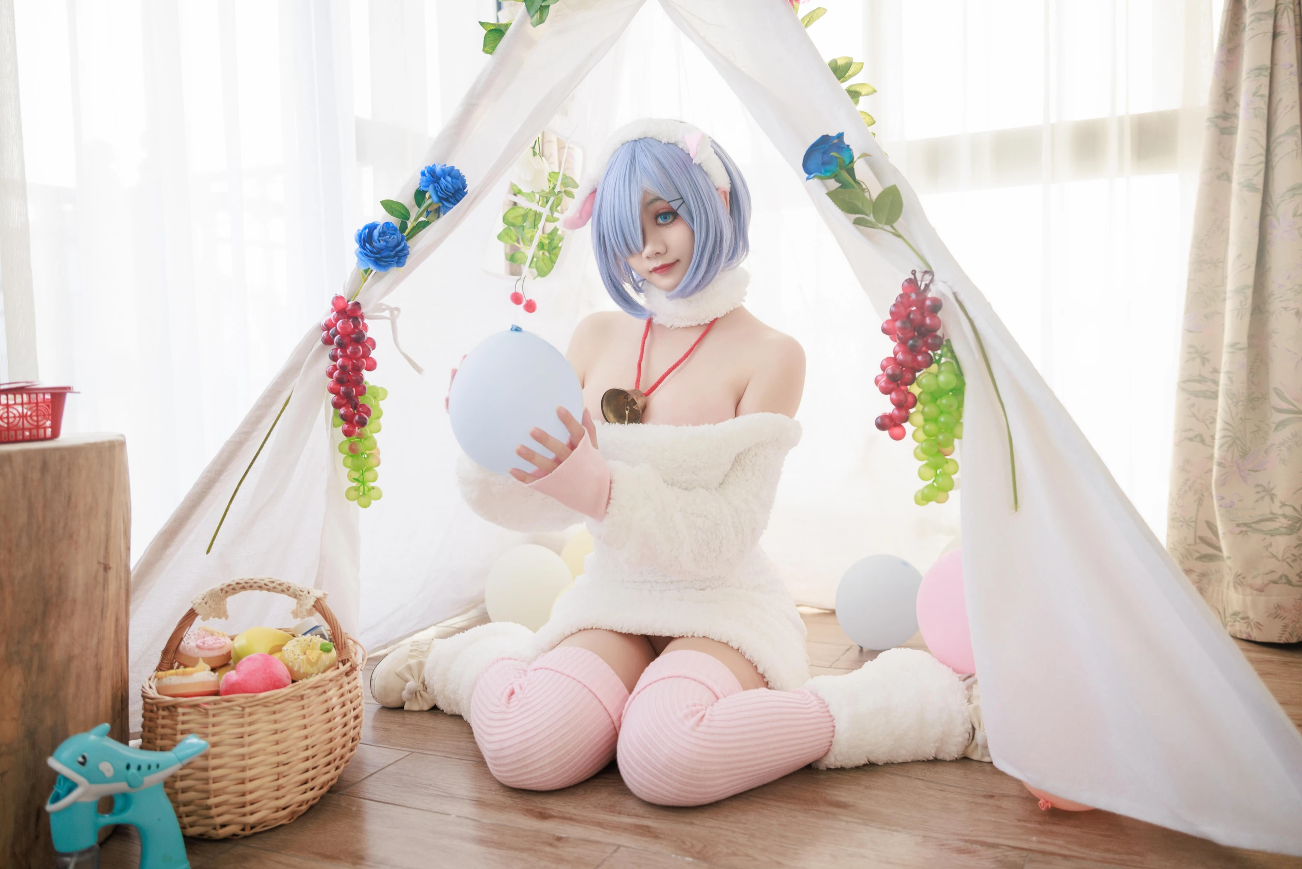 阿雪雪 – 从零开始的异世界生活 蕾姆小羊 [77P]