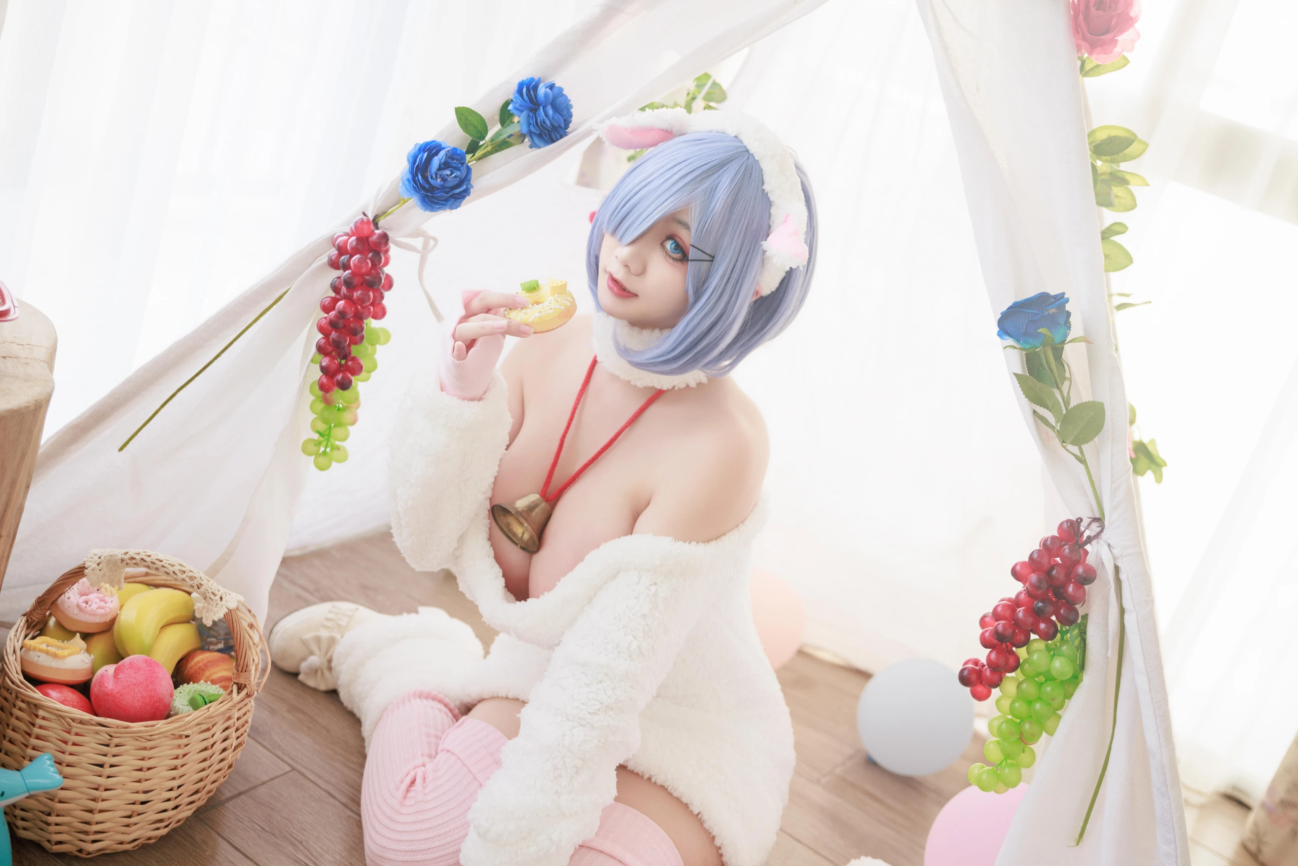 阿雪雪 – 从零开始的异世界生活 蕾姆小羊 [77P]