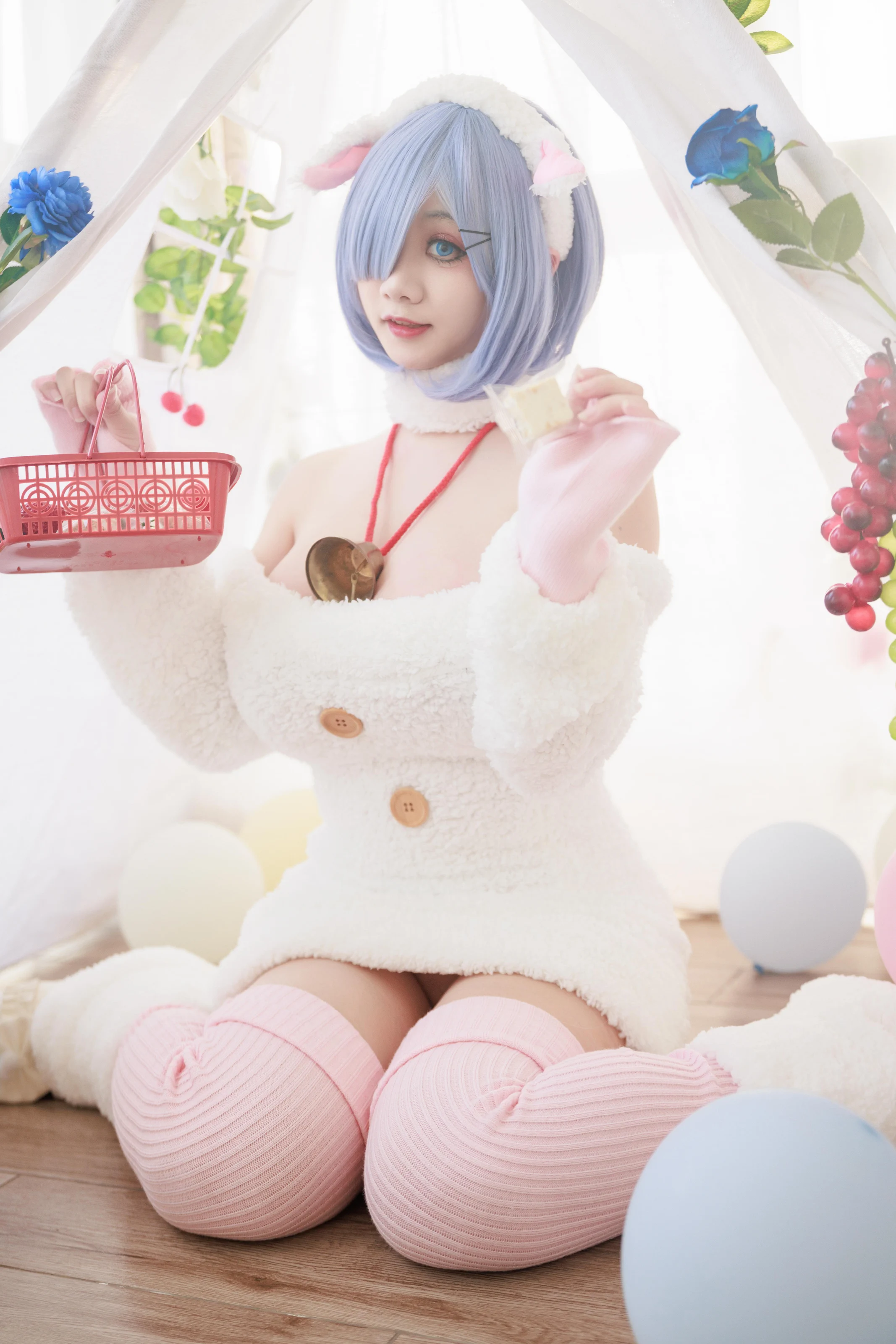 阿雪雪 – 从零开始的异世界生活 蕾姆小羊 [77P]