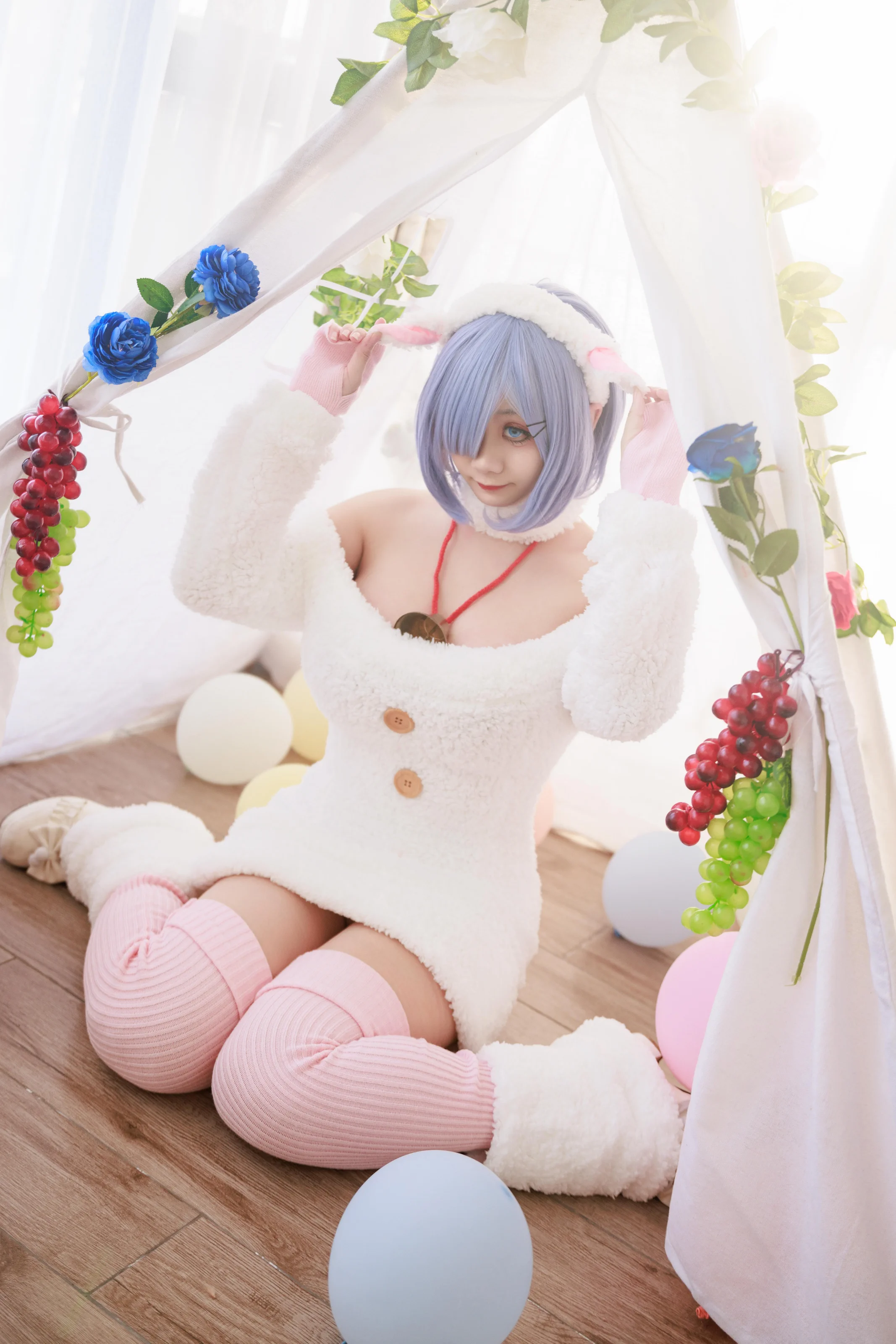 阿雪雪 – 从零开始的异世界生活 蕾姆小羊 [77P]