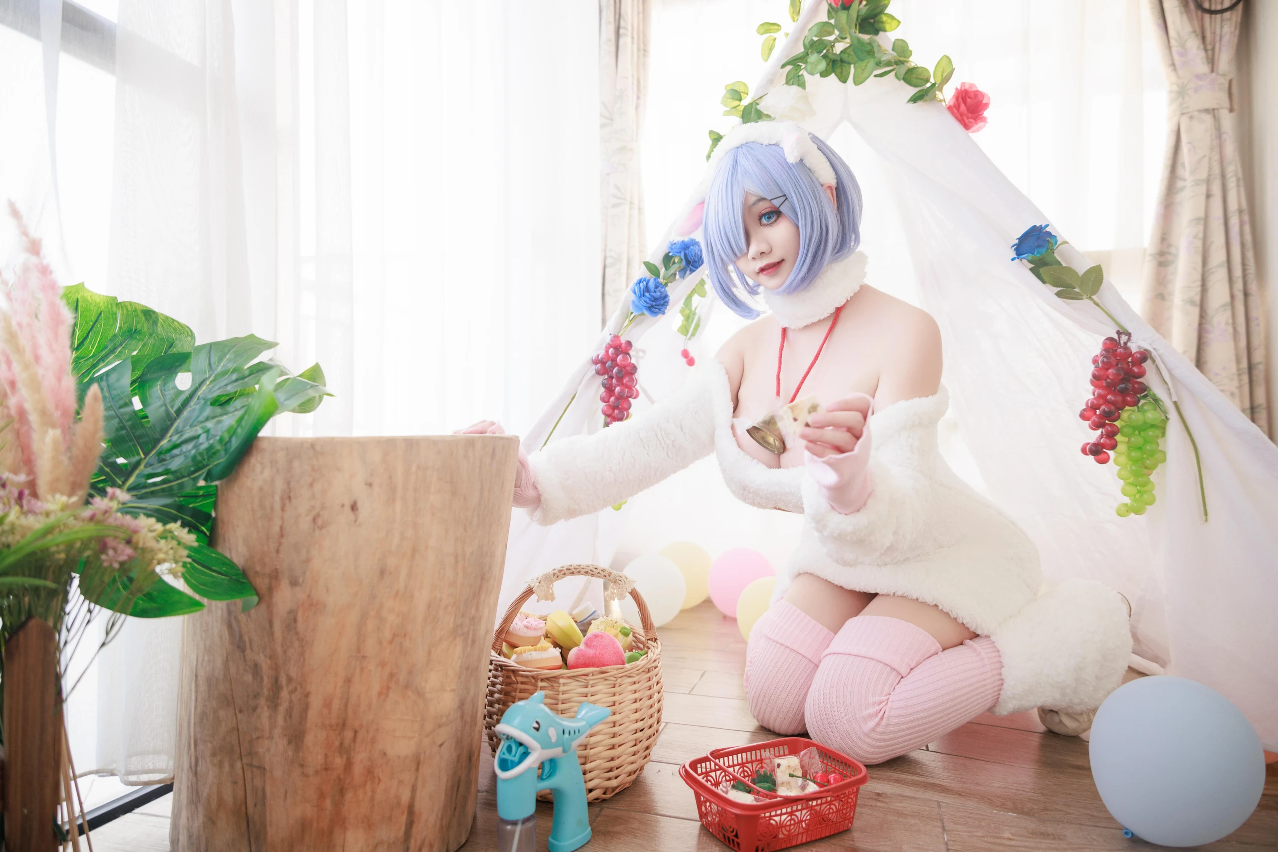 阿雪雪 – 从零开始的异世界生活 蕾姆小羊 [77P]