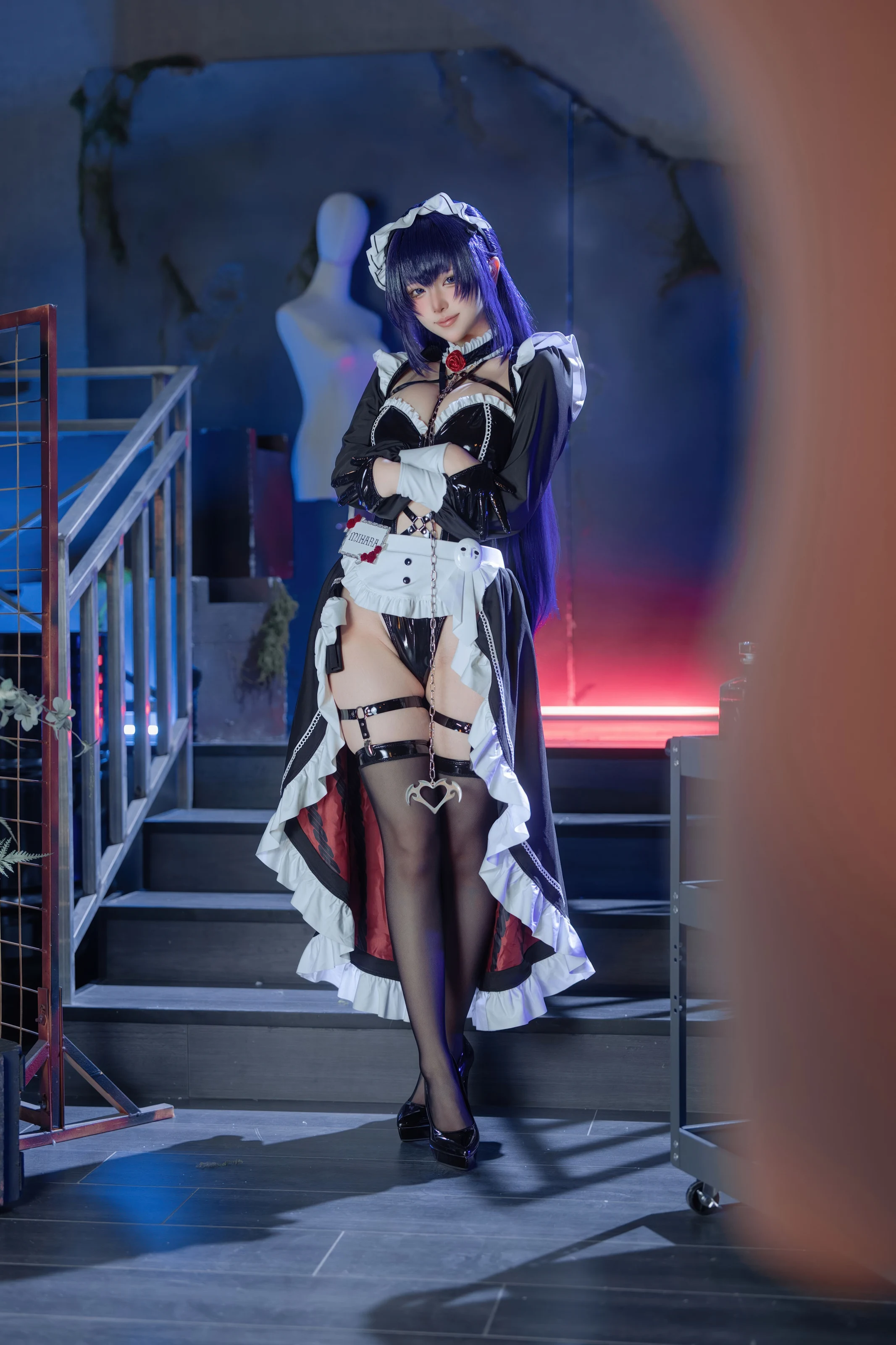 屿鱼 – Nikke胜利女神 米哈拉·咖啡女仆 [80P]