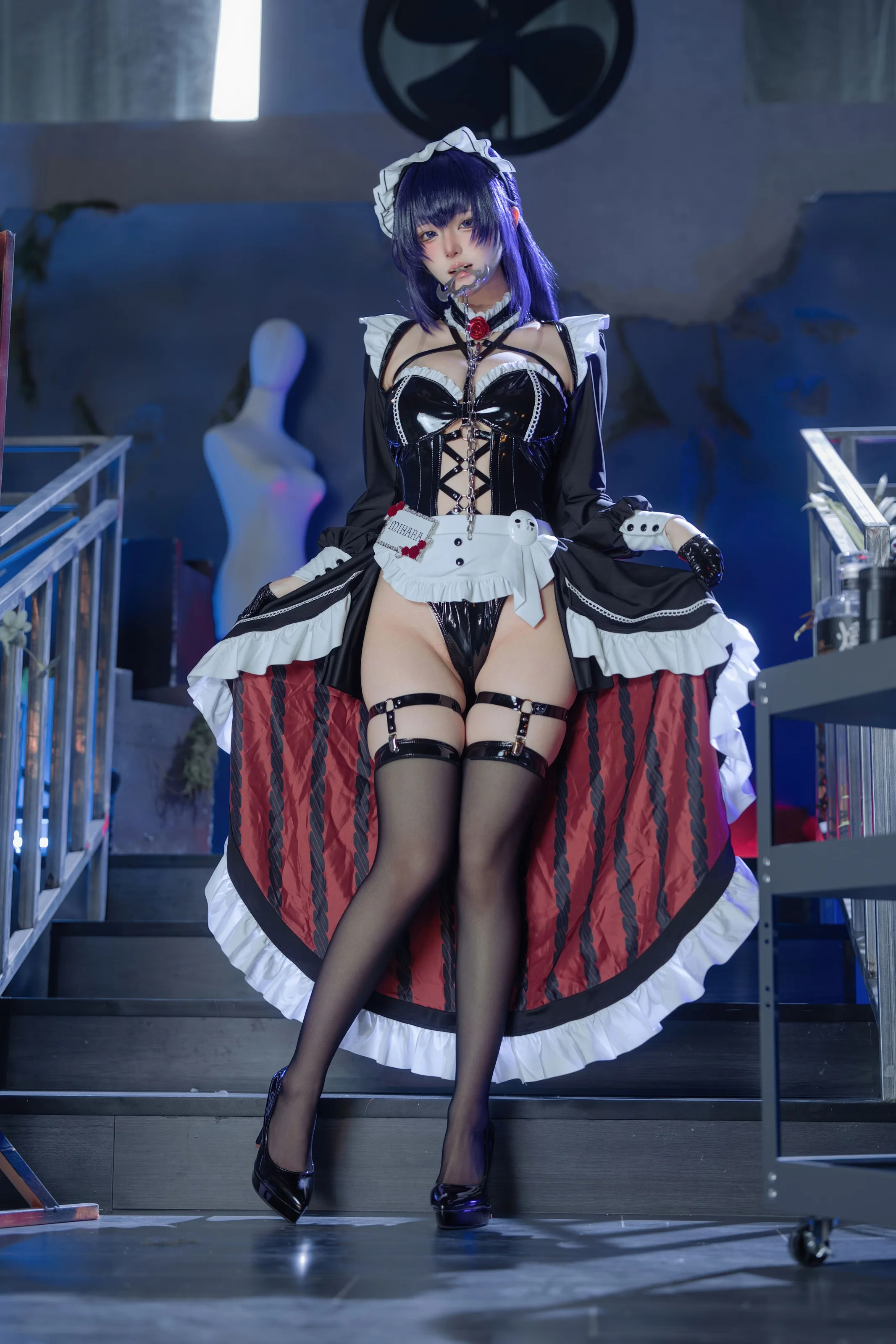 屿鱼 – Nikke胜利女神 米哈拉·咖啡女仆 [80P]