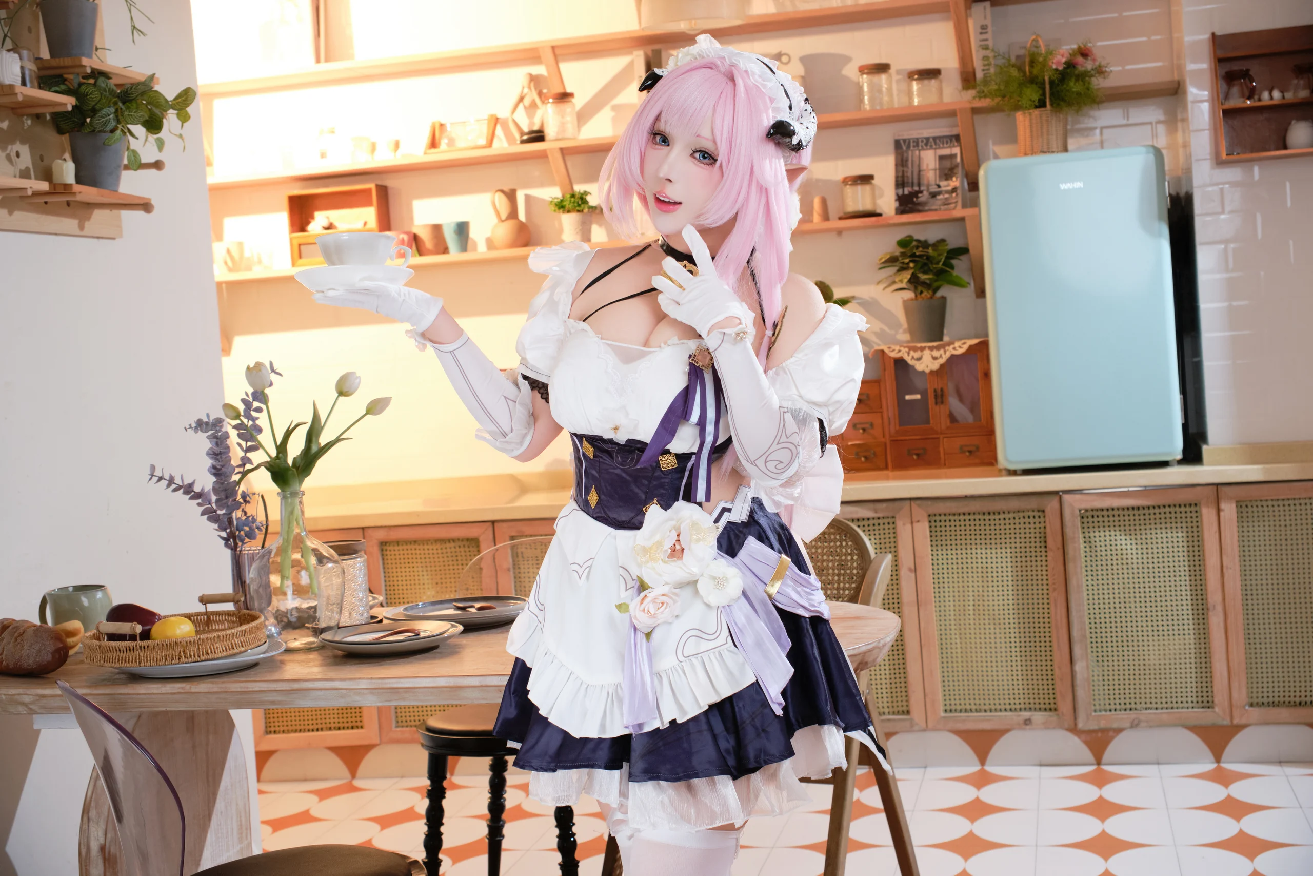 胡桃猫Kurumineko – 爱莉希雅女仆 [125P]