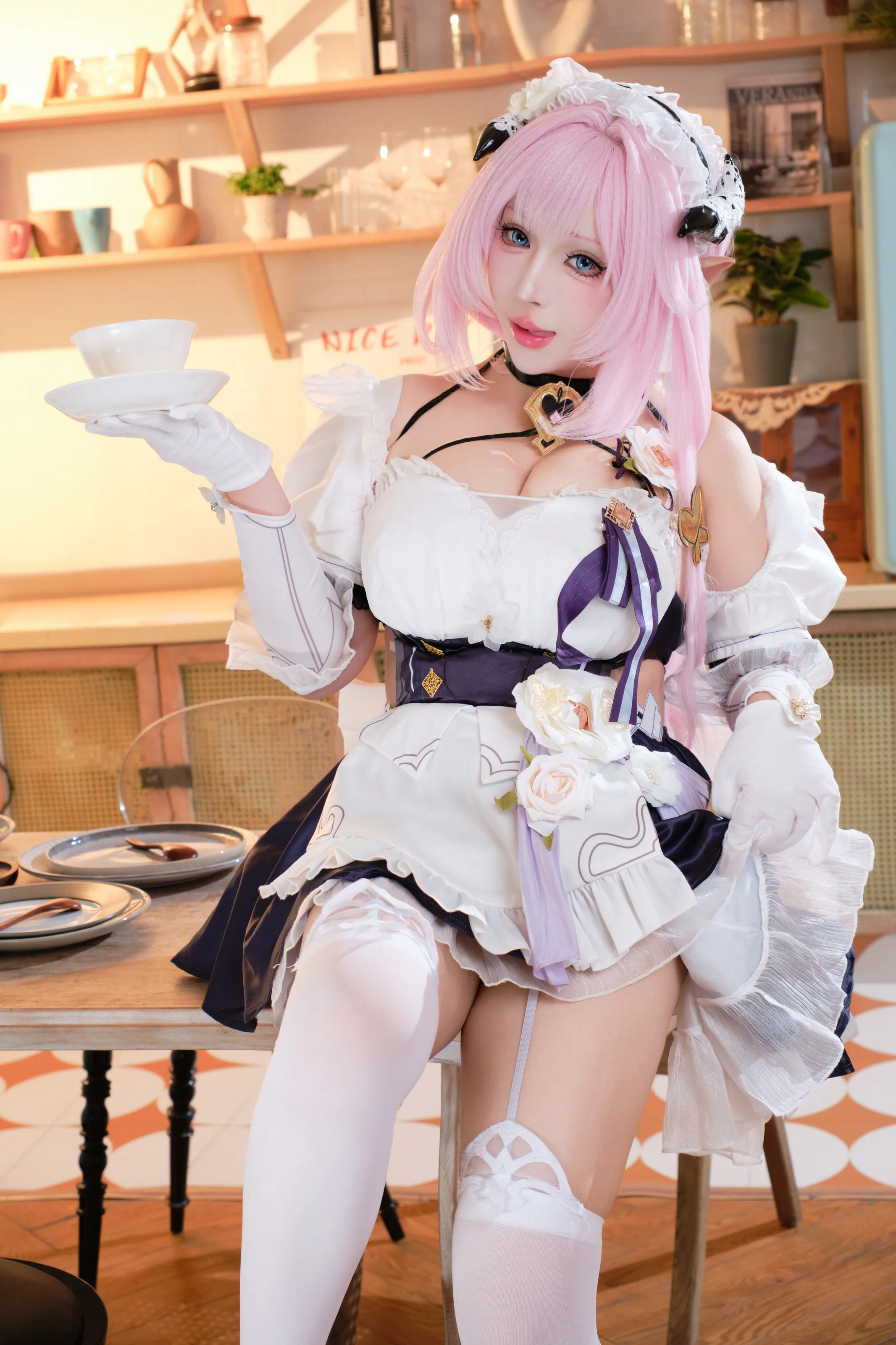 胡桃猫Kurumineko – 爱莉希雅女仆 [125P]