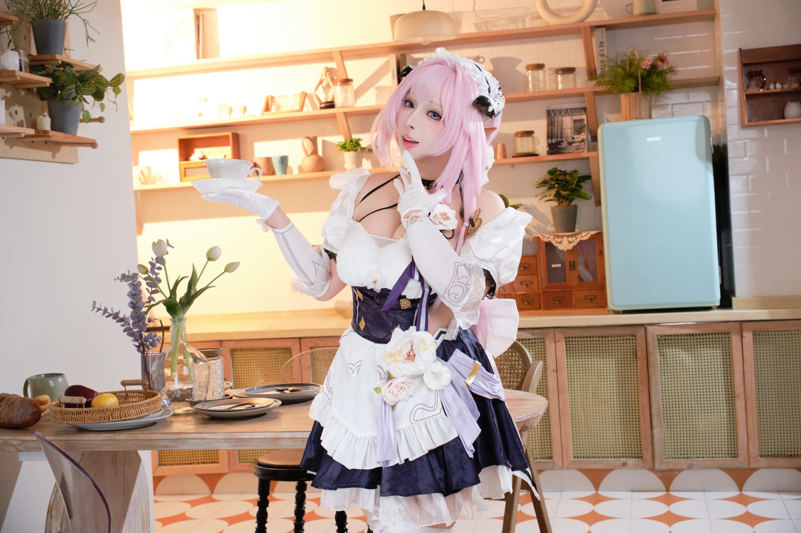 胡桃猫Kurumineko – 爱莉希雅女仆 [125P]