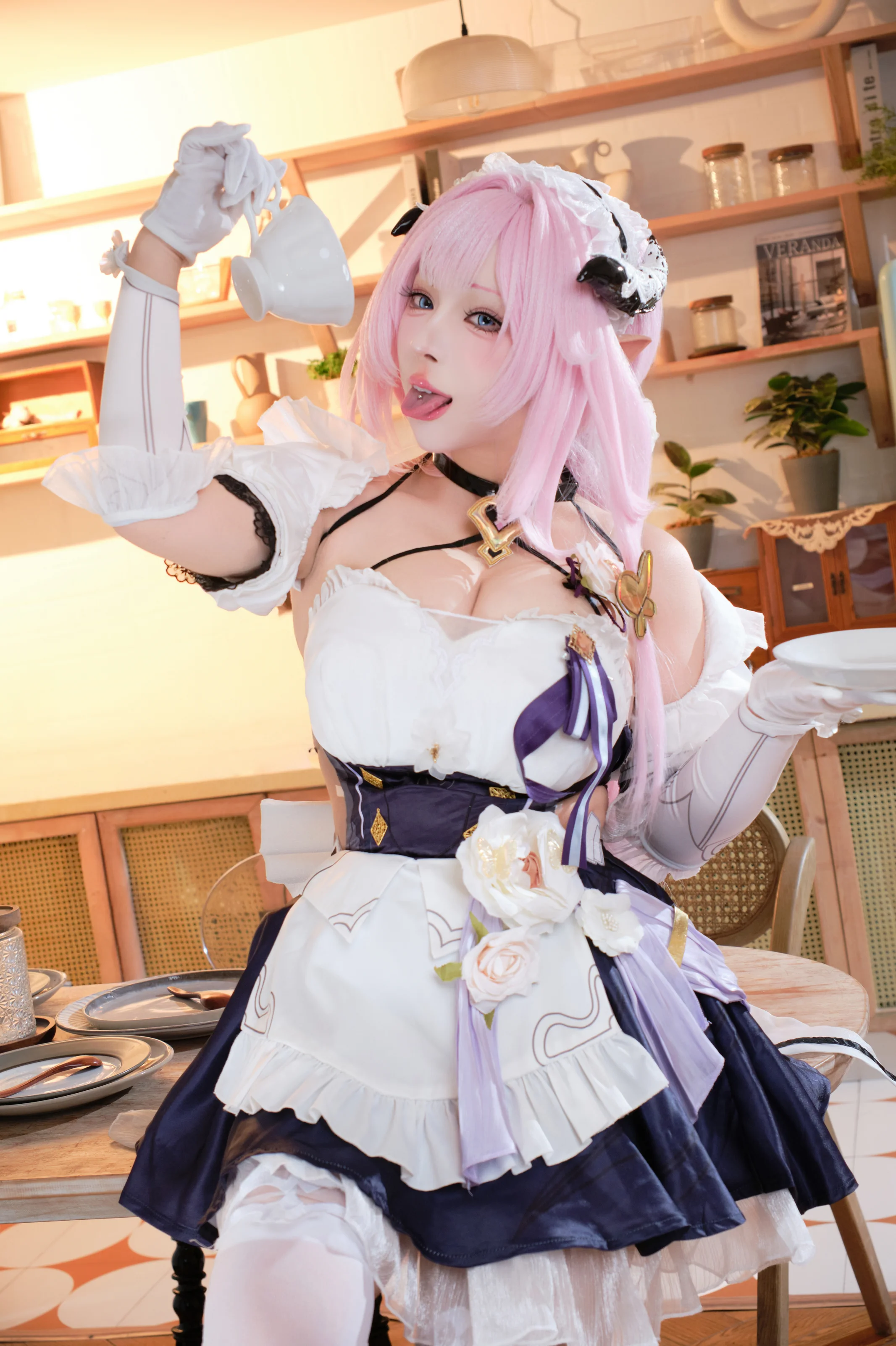 胡桃猫Kurumineko – 爱莉希雅女仆 [125P]