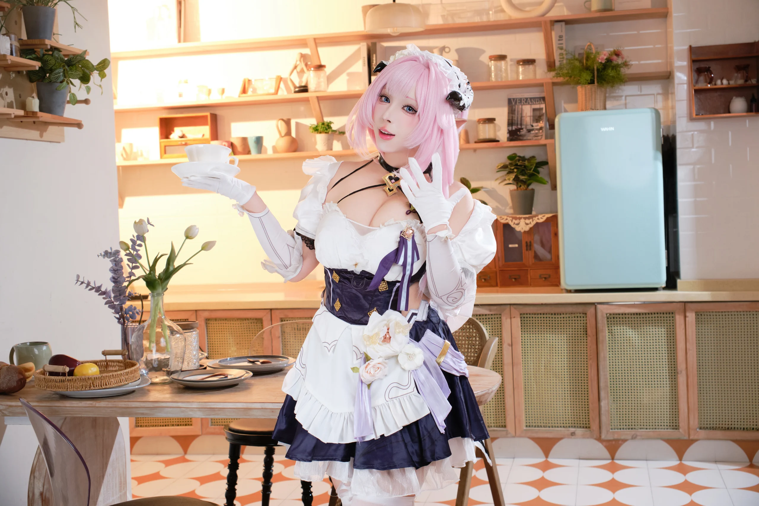 胡桃猫Kurumineko – 爱莉希雅女仆 [125P]