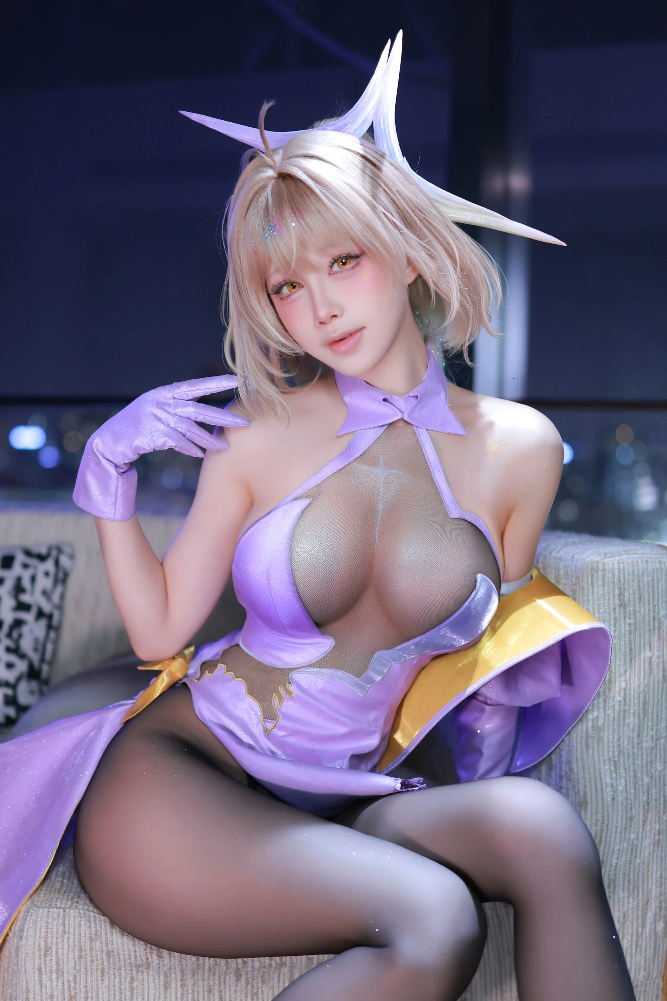 水淼Aqua – Nikke胜利女神 阿妮斯·超级巨星·星光 [54P]