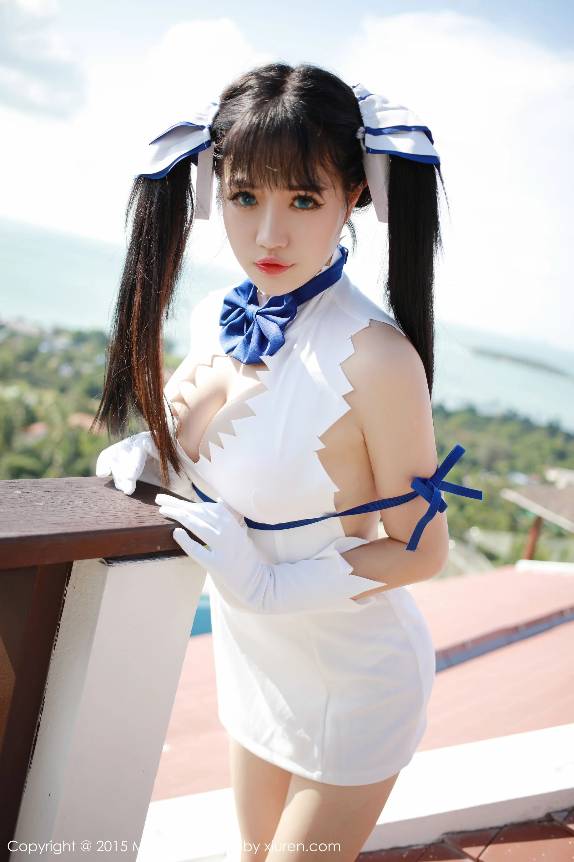徐cake《苏梅旅拍》COSPLAY+性感泳装 模范学院 Vol.036
