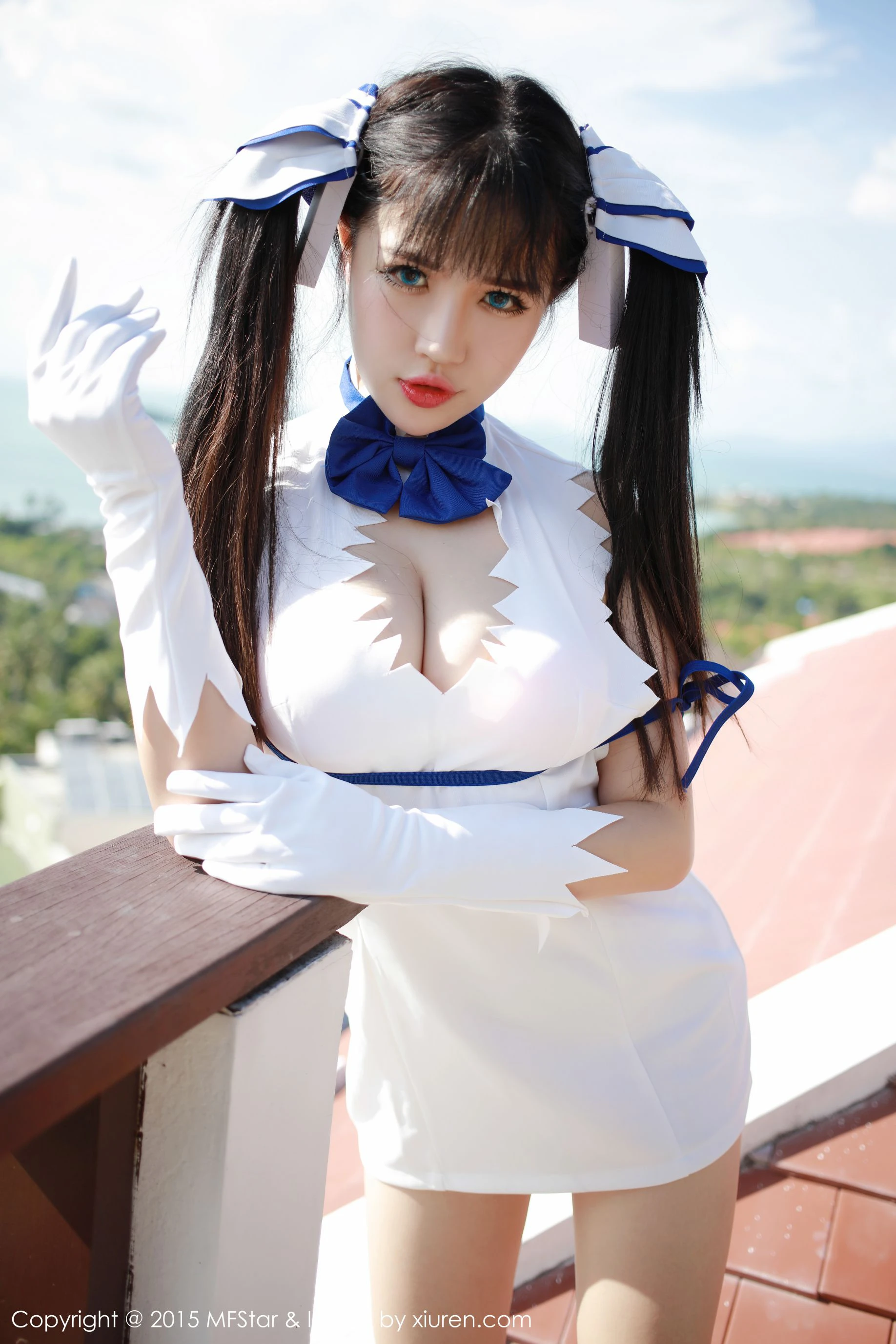 徐cake《苏梅旅拍》COSPLAY+性感泳装 模范学院 Vol.036