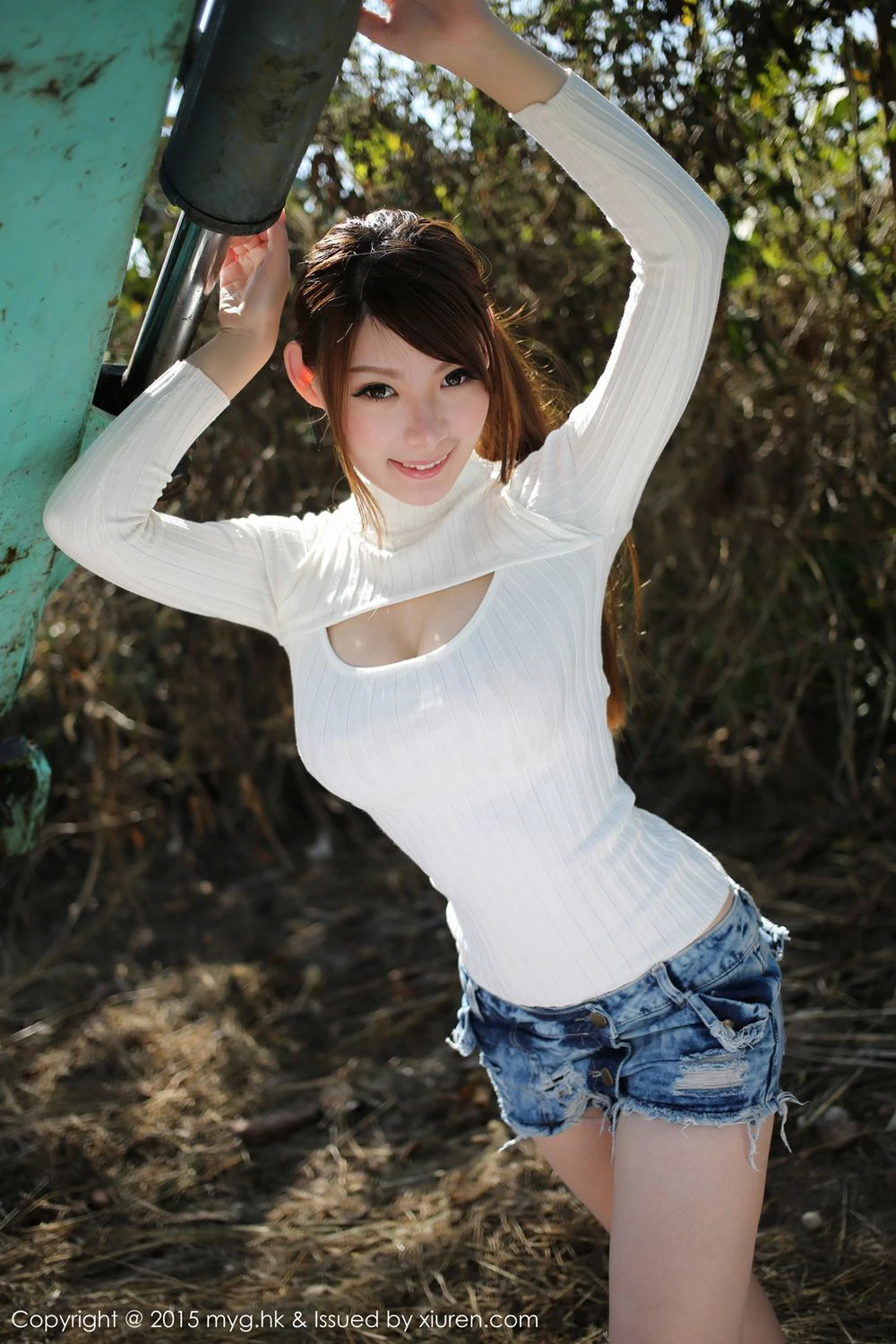 MARA醬《泰国旅拍Pai县》热裤妹子+蕾丝泳装 美媛馆 Vol.097