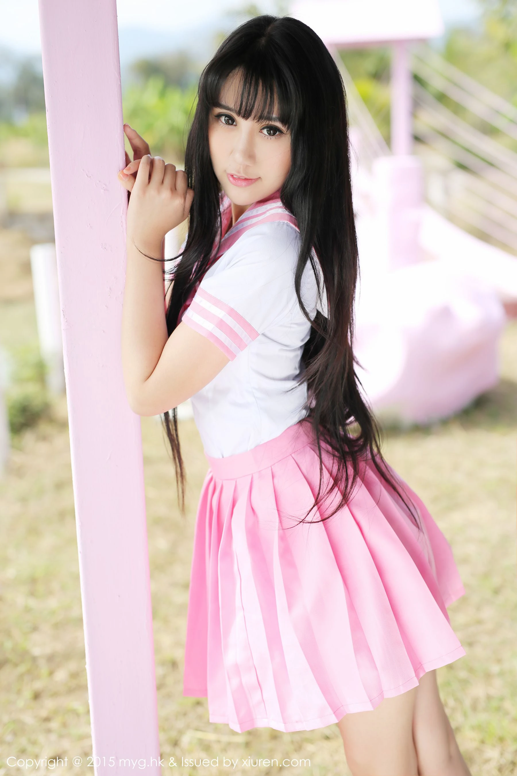 杨晓青儿《泰国Pai县》校服+热裤+内衣 美媛馆 Vol.099 插图7