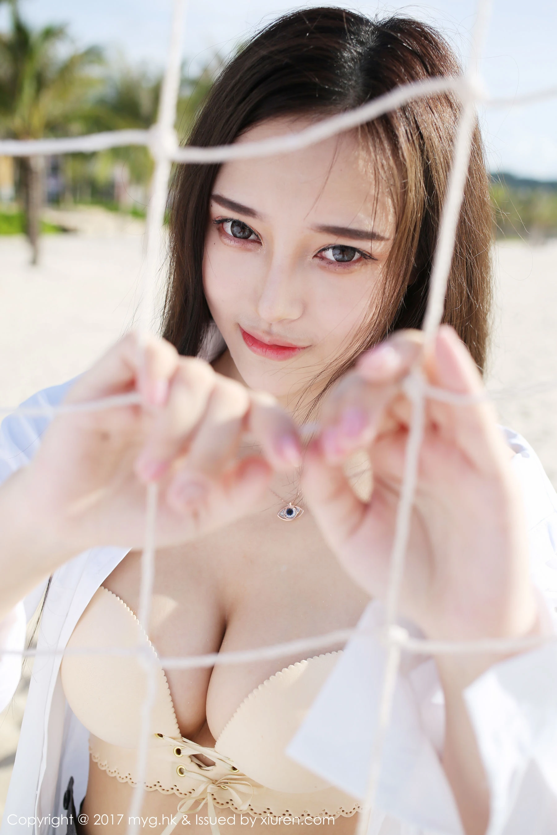 唐琪儿il《海边白衬衫+短裙系列》 美媛馆 VOL.259