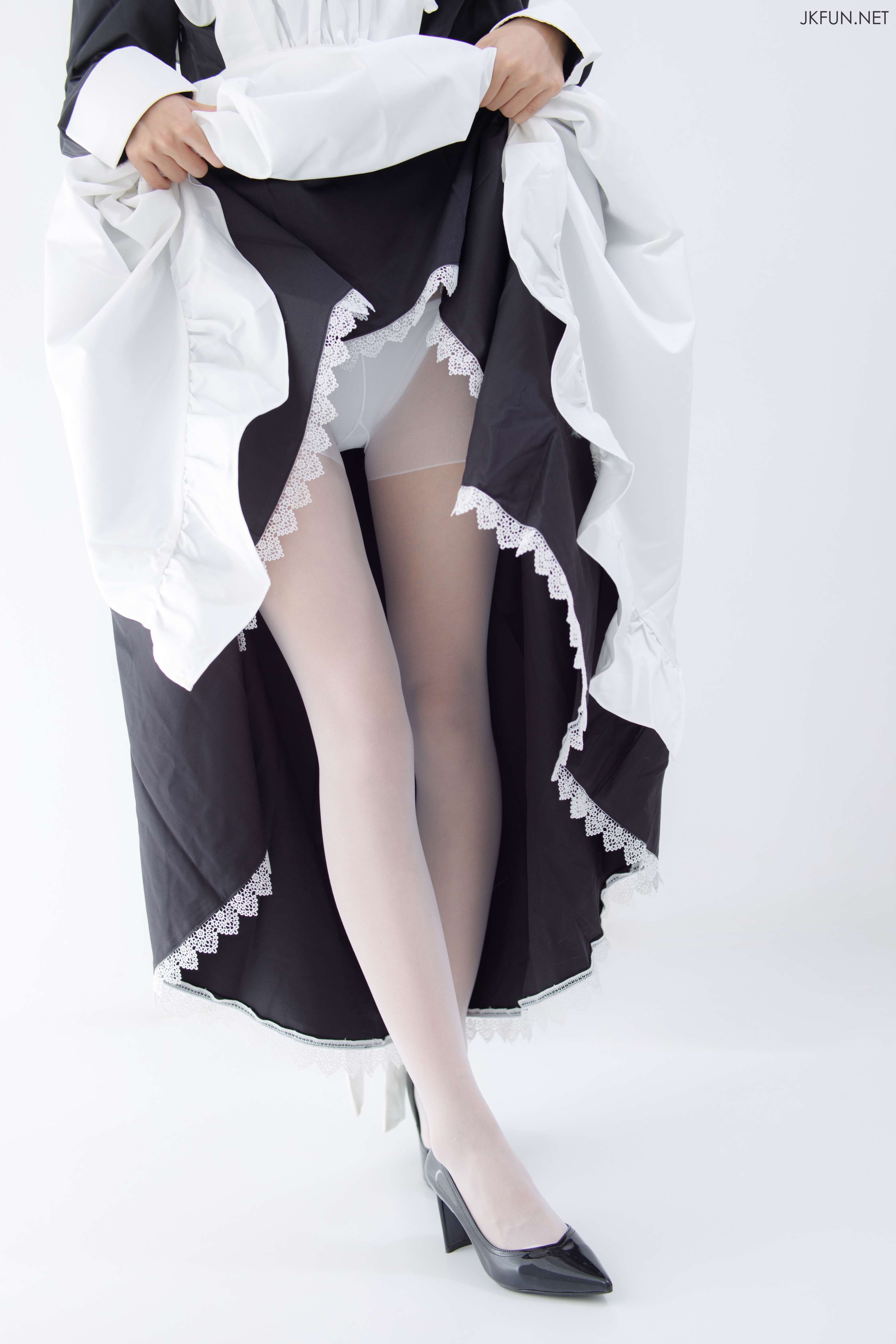 JKFUN-017 小梓 15D超薄白丝 [127P+1V／2.32G]