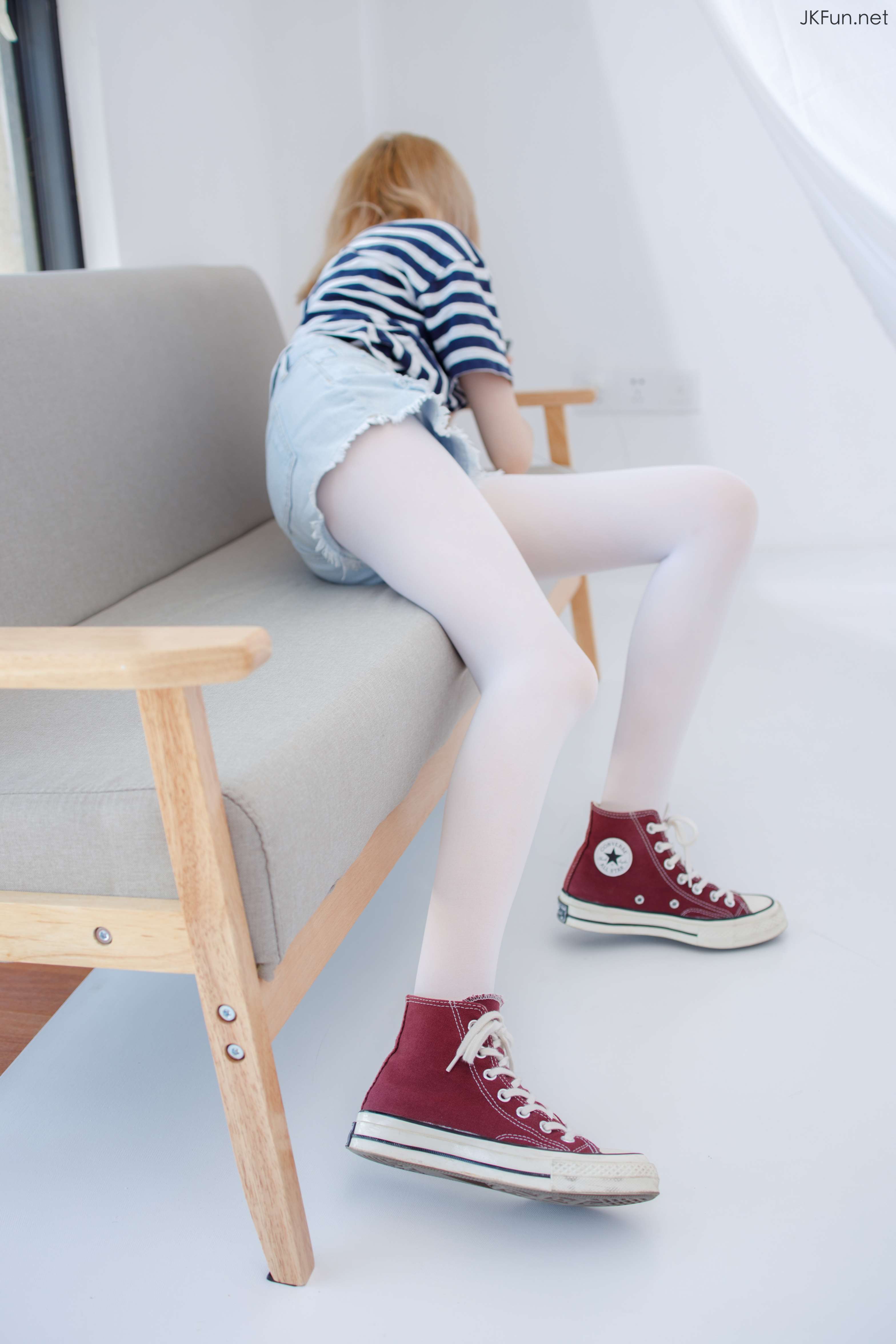 JKFUN-020 Aika 80D白丝牛仔热裤 [98P+1V／2.29G]