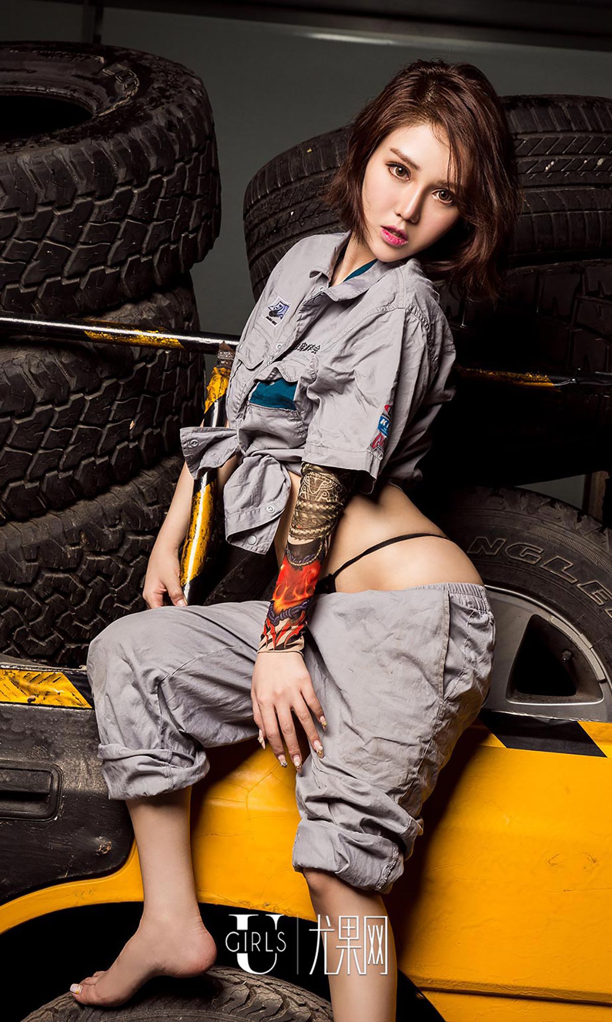 王尔琳《修车还得是嫩妞儿》 UGirls 爱尤物 No.413 [40P]