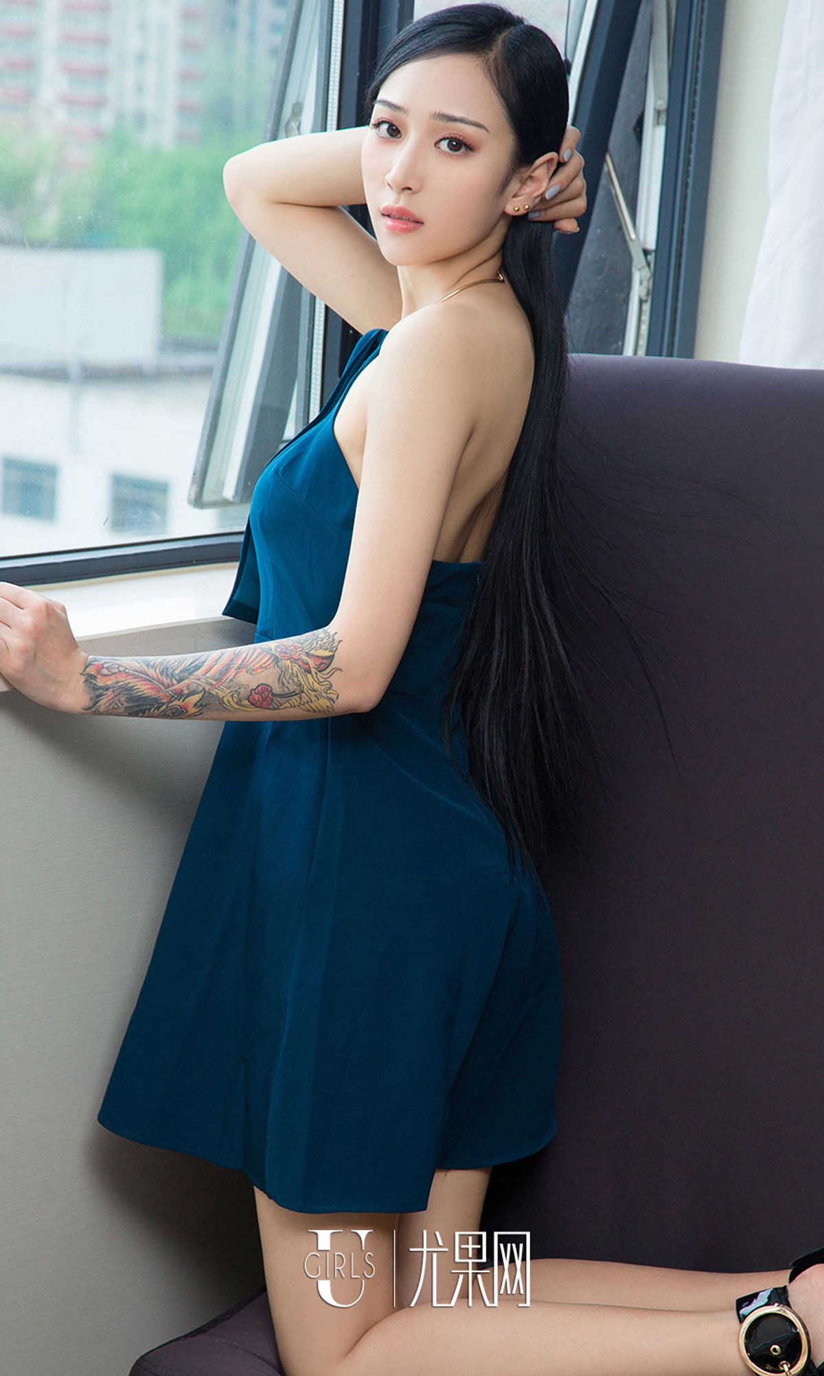 安雅若《婉约花臂》 尤果圈 No.720 [40P]