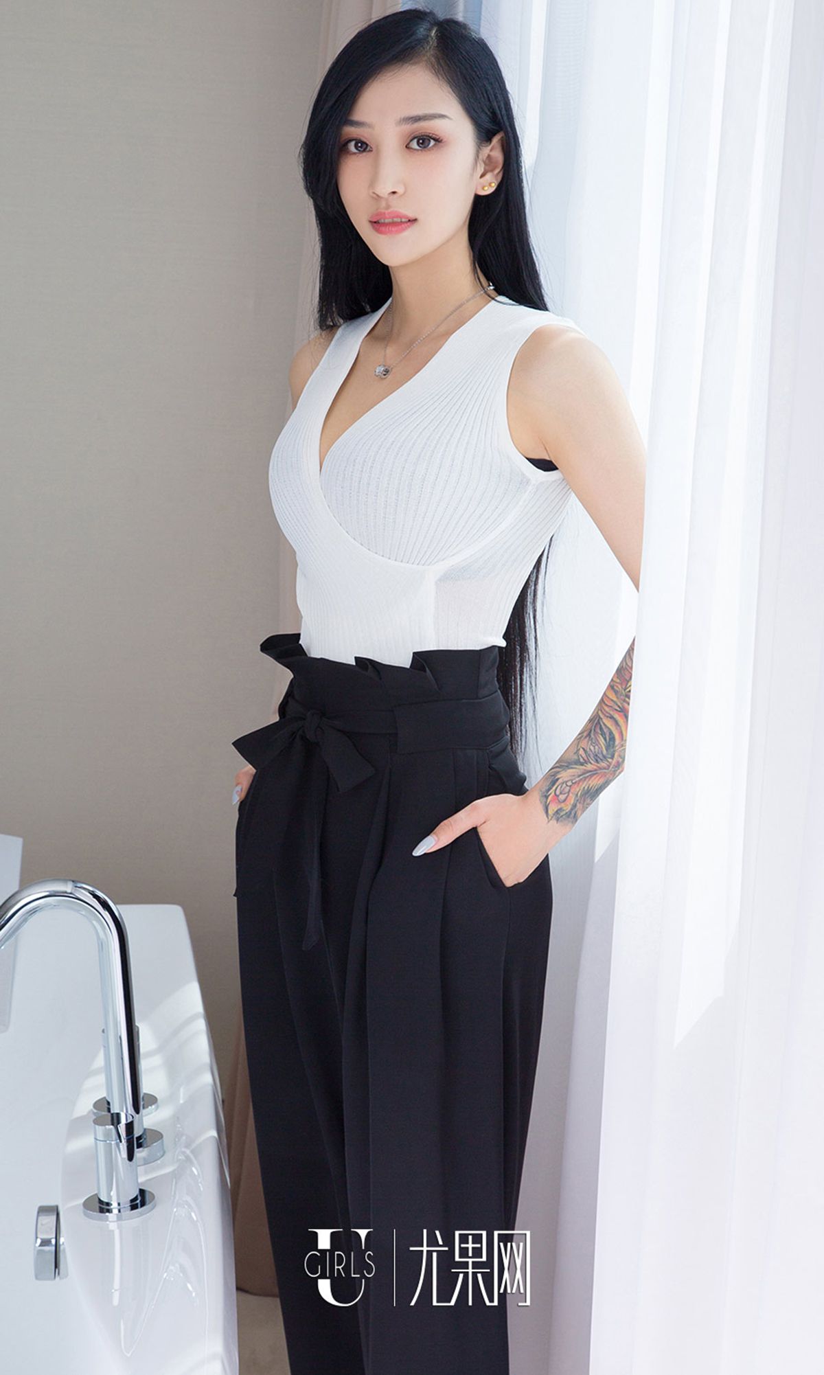 安雅若《婉约花臂》 尤果圈 No.720 [40P]