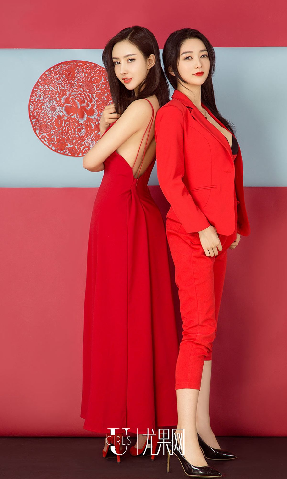 小琪&#038;安柔《您有福了！》 尤果圈 No.1003 [40P]