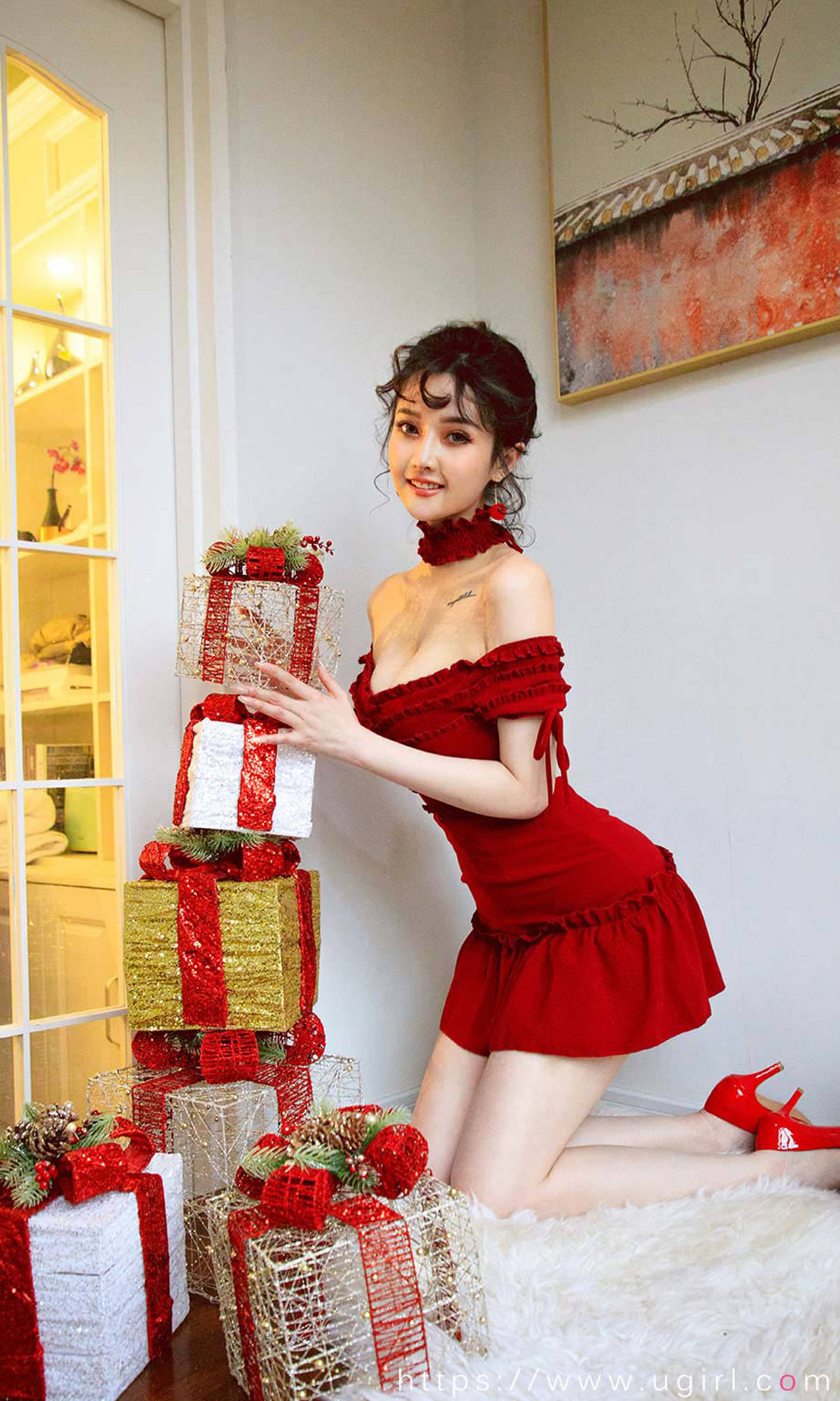 UGirls 爱尤物 No.1672 露儿 圣诞限定 [35P]