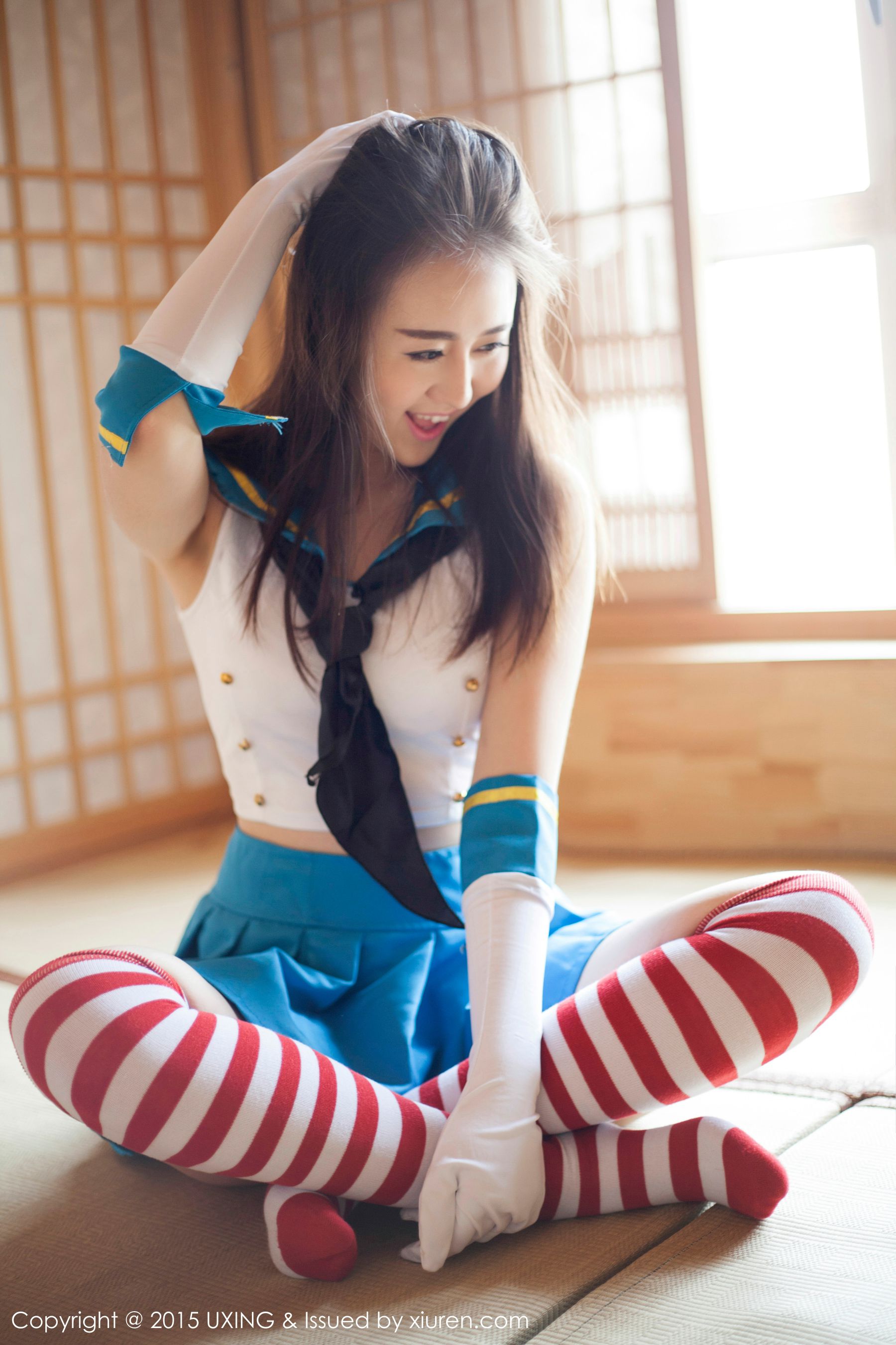 Romi王朝朝 – 美少女校服系列写真集 UXING优星馆 Vol.005 [62P]