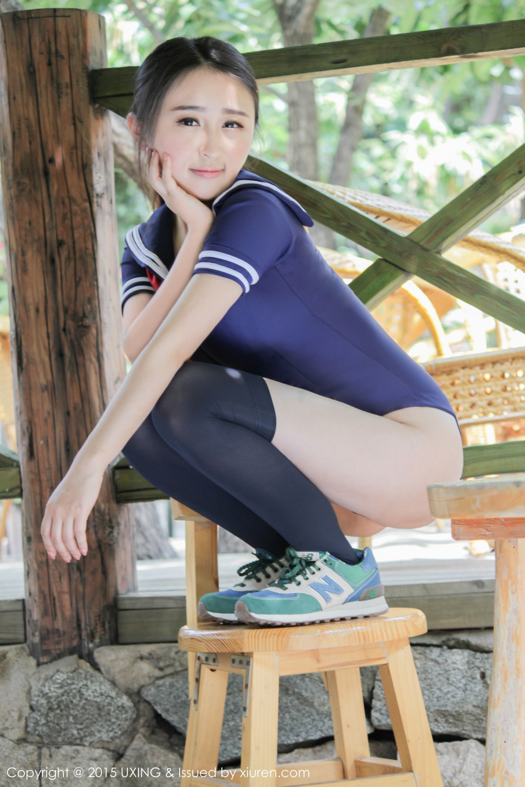 煊煊sunny – 水手服泳装少女 UXING优星馆 Vol.017 写真集 [50P]