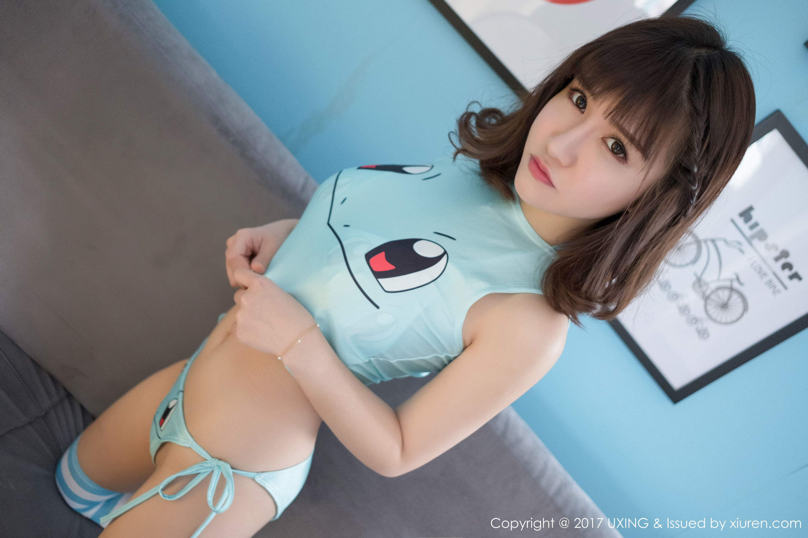 K8傲娇萌萌Vivian《COS暴力熊+妙蛙种子》 优星馆UXING VOL.043 [30P]