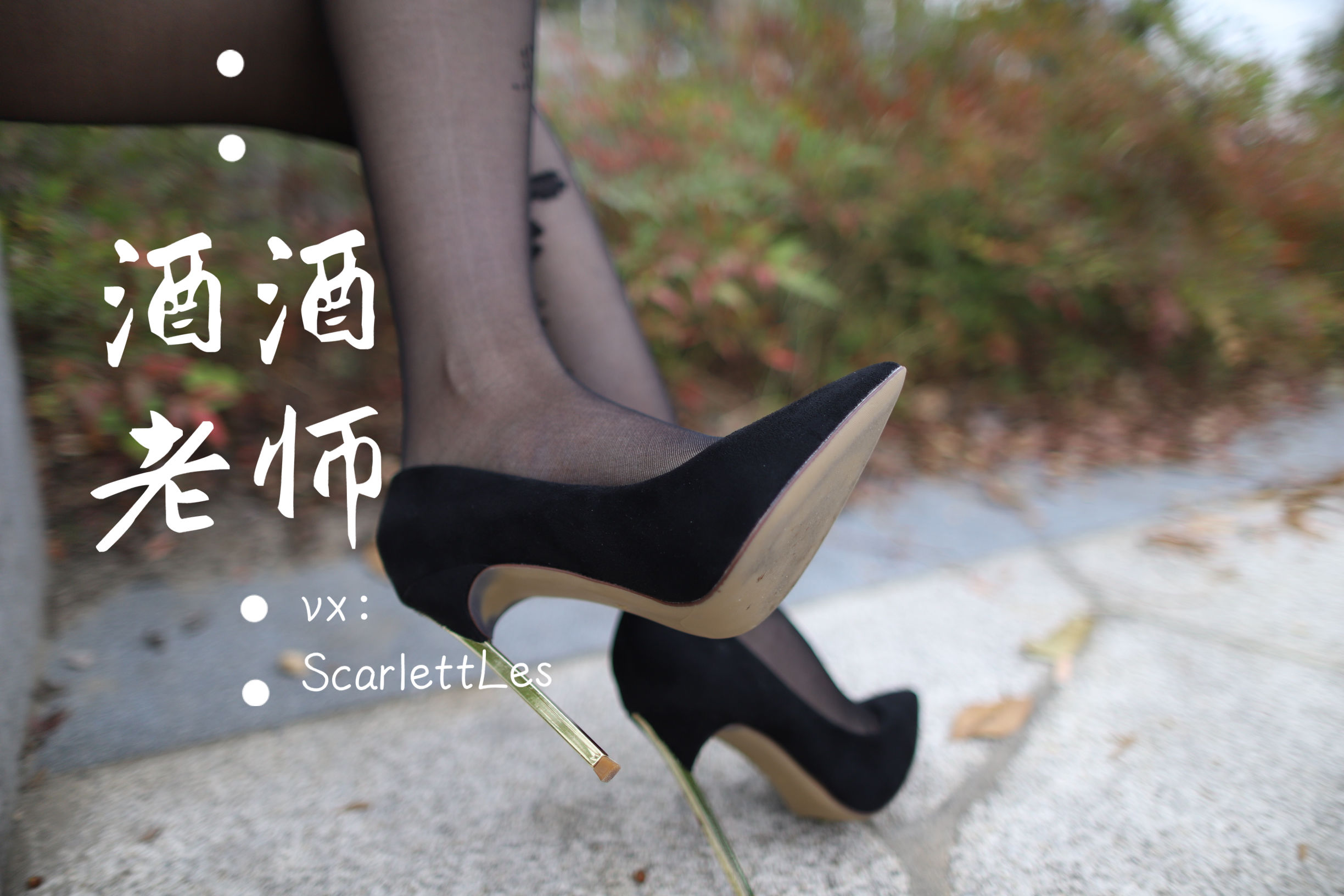 酒酒老师 – 上课前误穿黒丝 [53P]