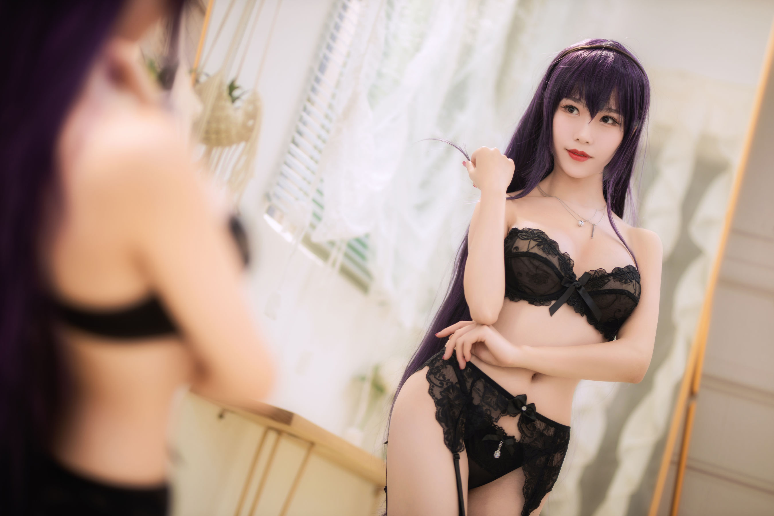 抖娘-利世 – 霞之丘诗羽 内衣 [28P]