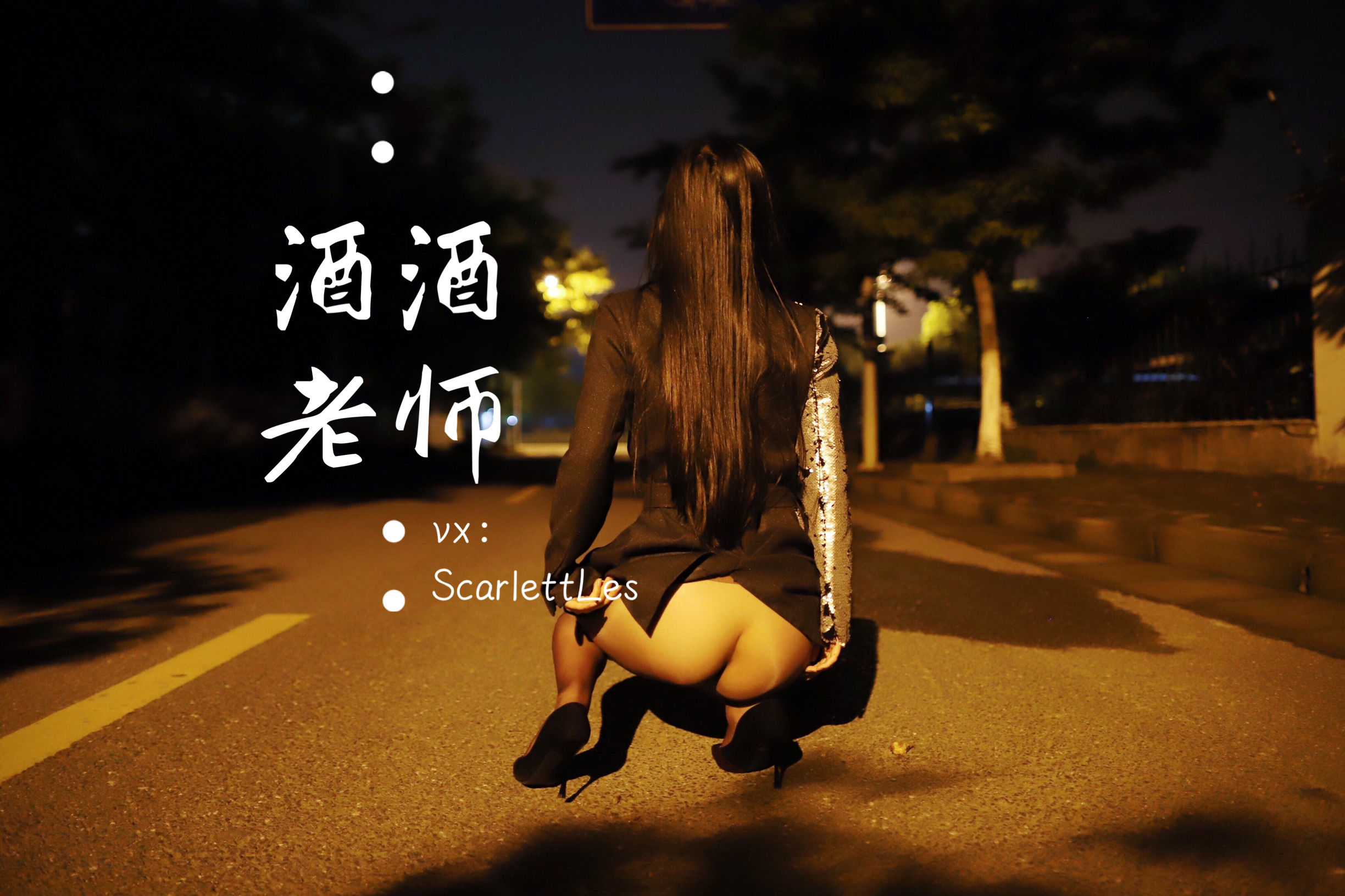 酒酒老师 – 司机先生，喜欢紫色丝吗？ [74P]