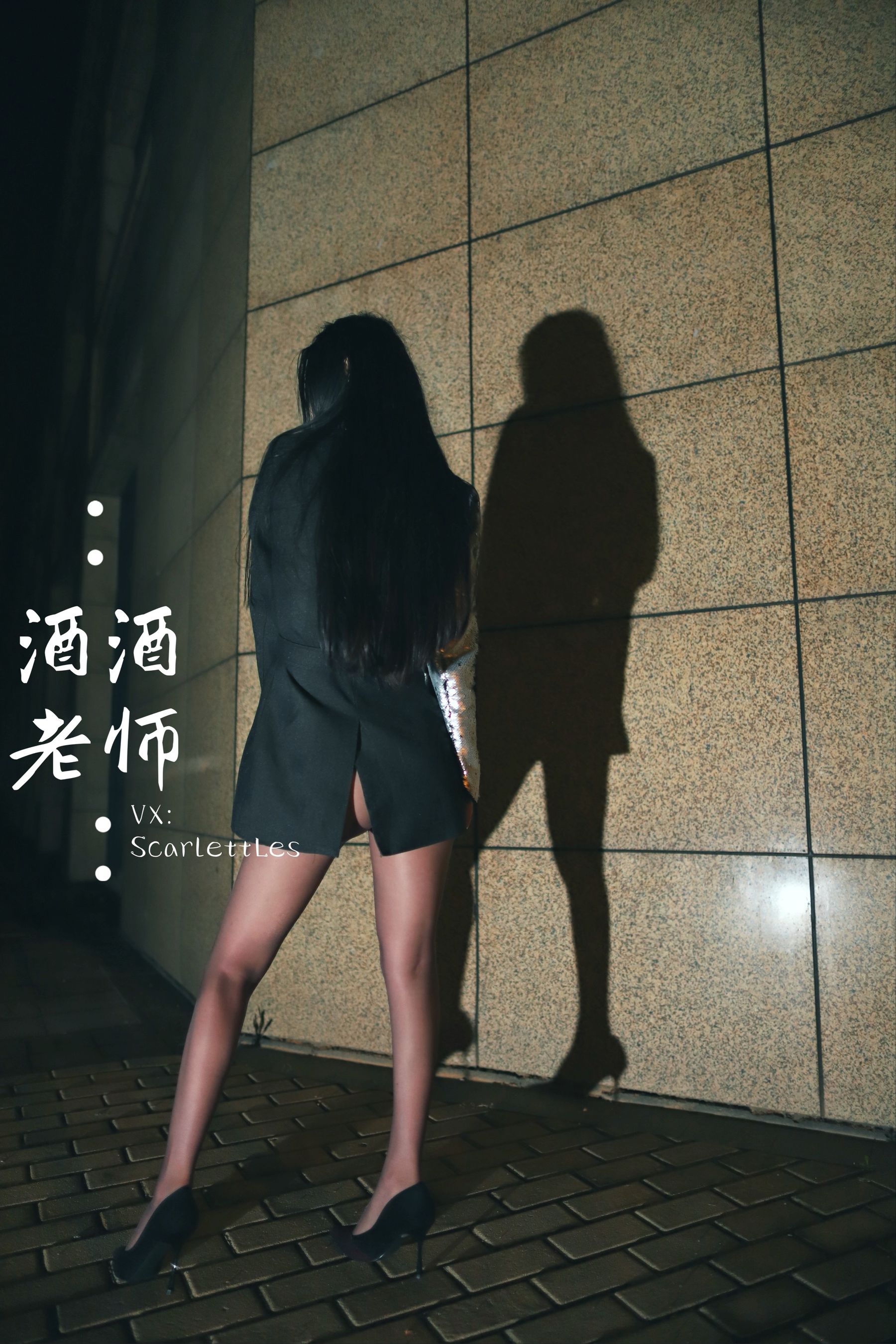 酒酒老师 – 司机先生，喜欢紫色丝吗？ [74P]