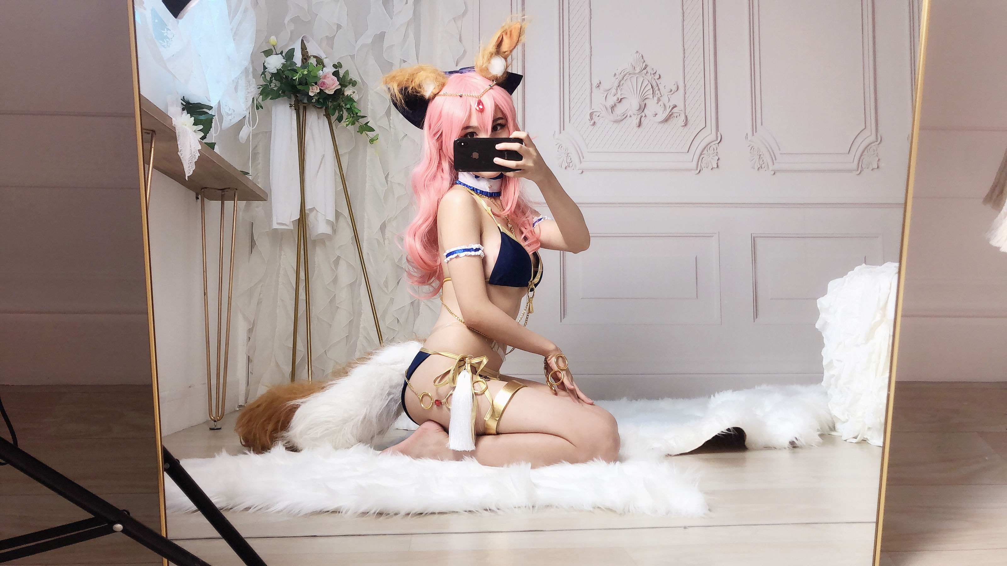 抖娘-利世 – 玉藻前 舞娘 [37P]