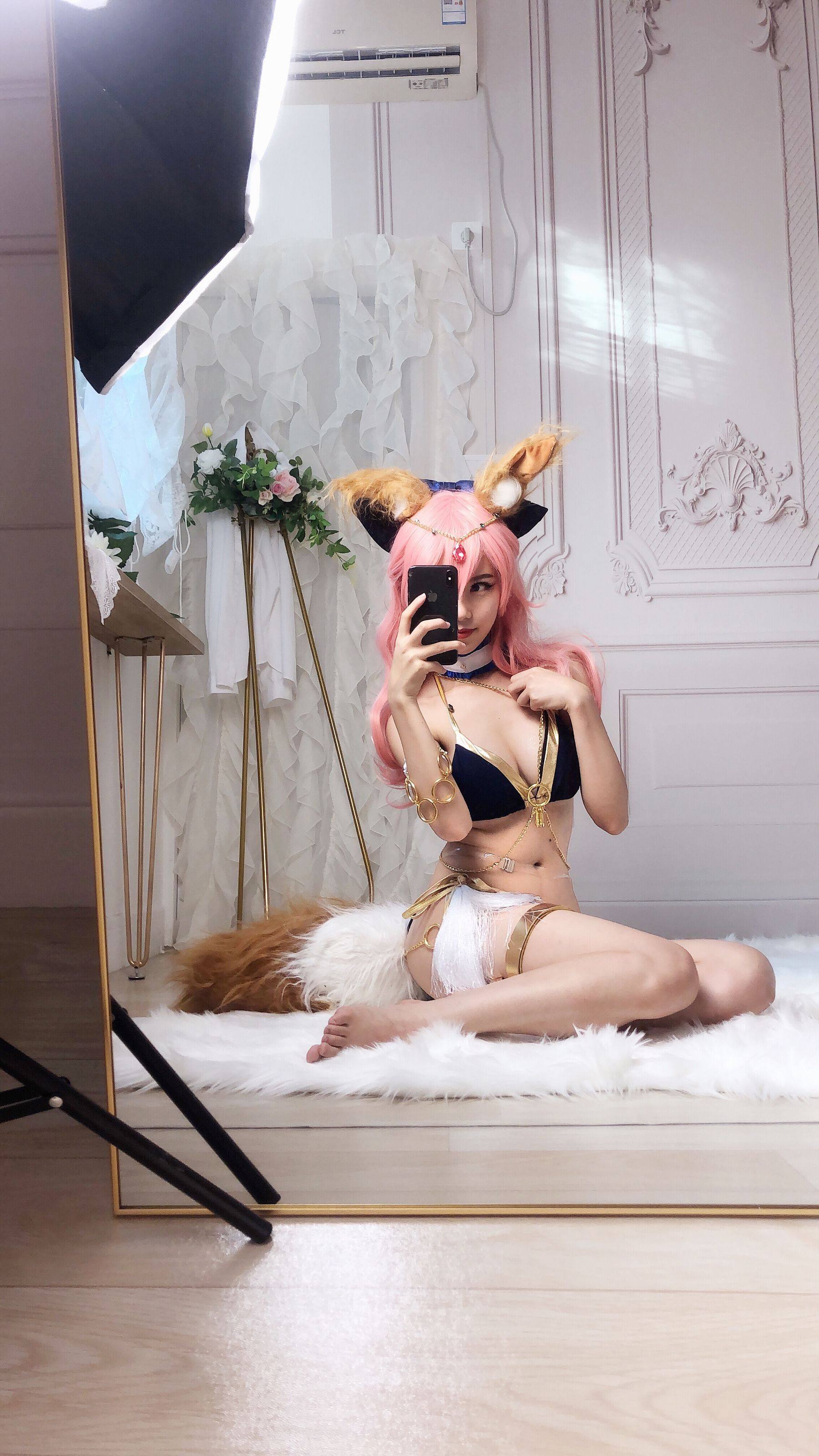 抖娘-利世 – 玉藻前 舞娘 [37P]