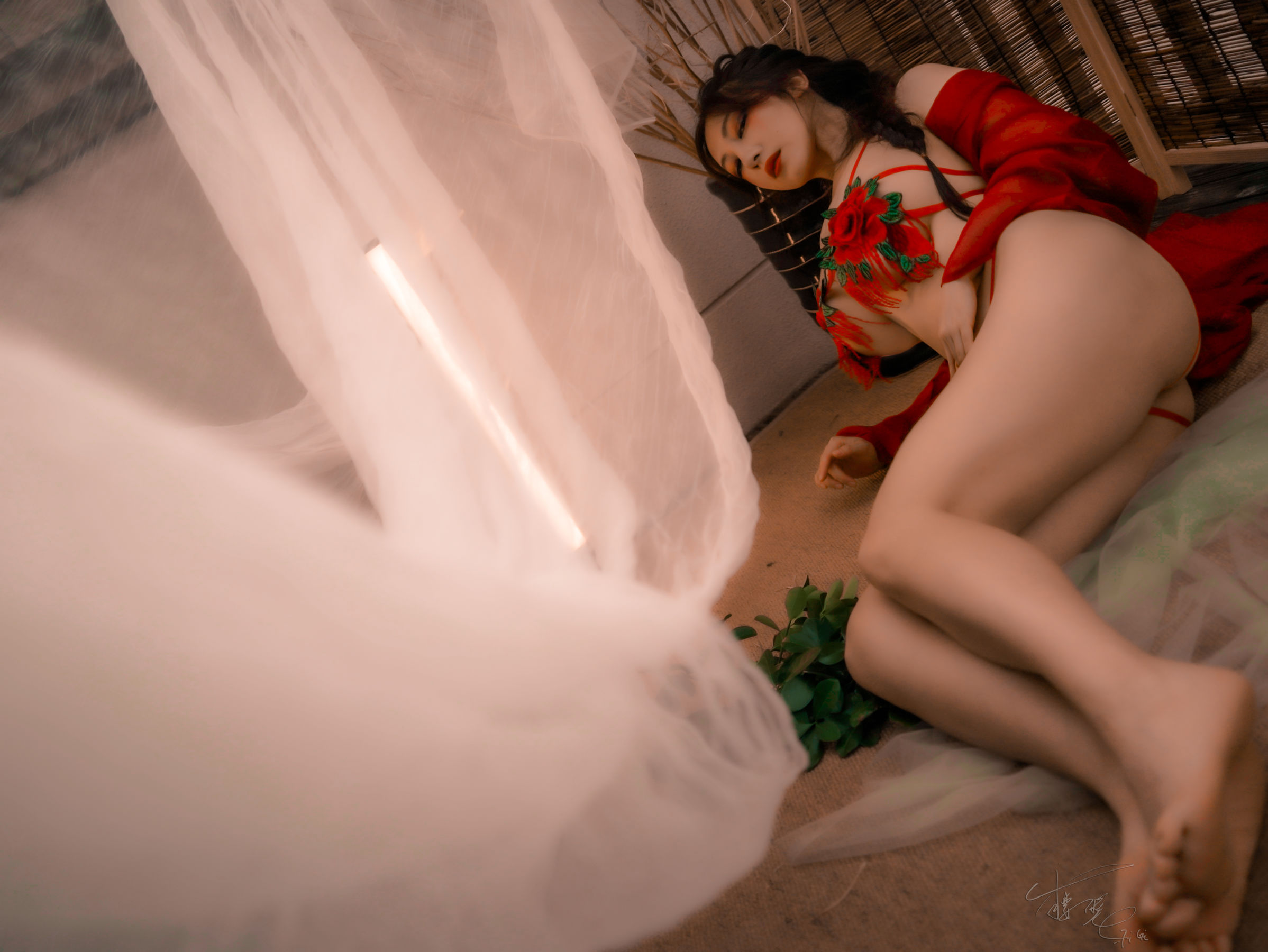 网络红人樱晚gigi – 胭花 [21P]