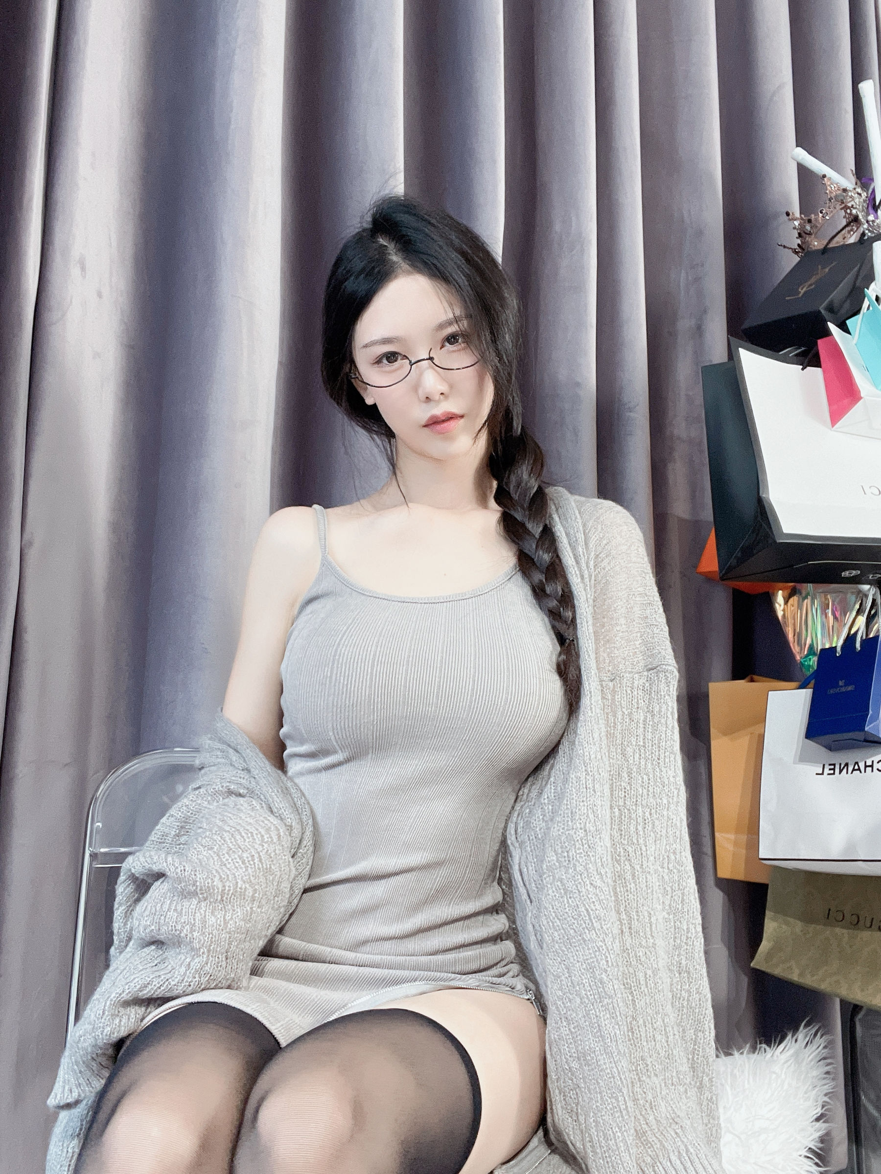 抖娘-利世图集 – 宅女 [40P]