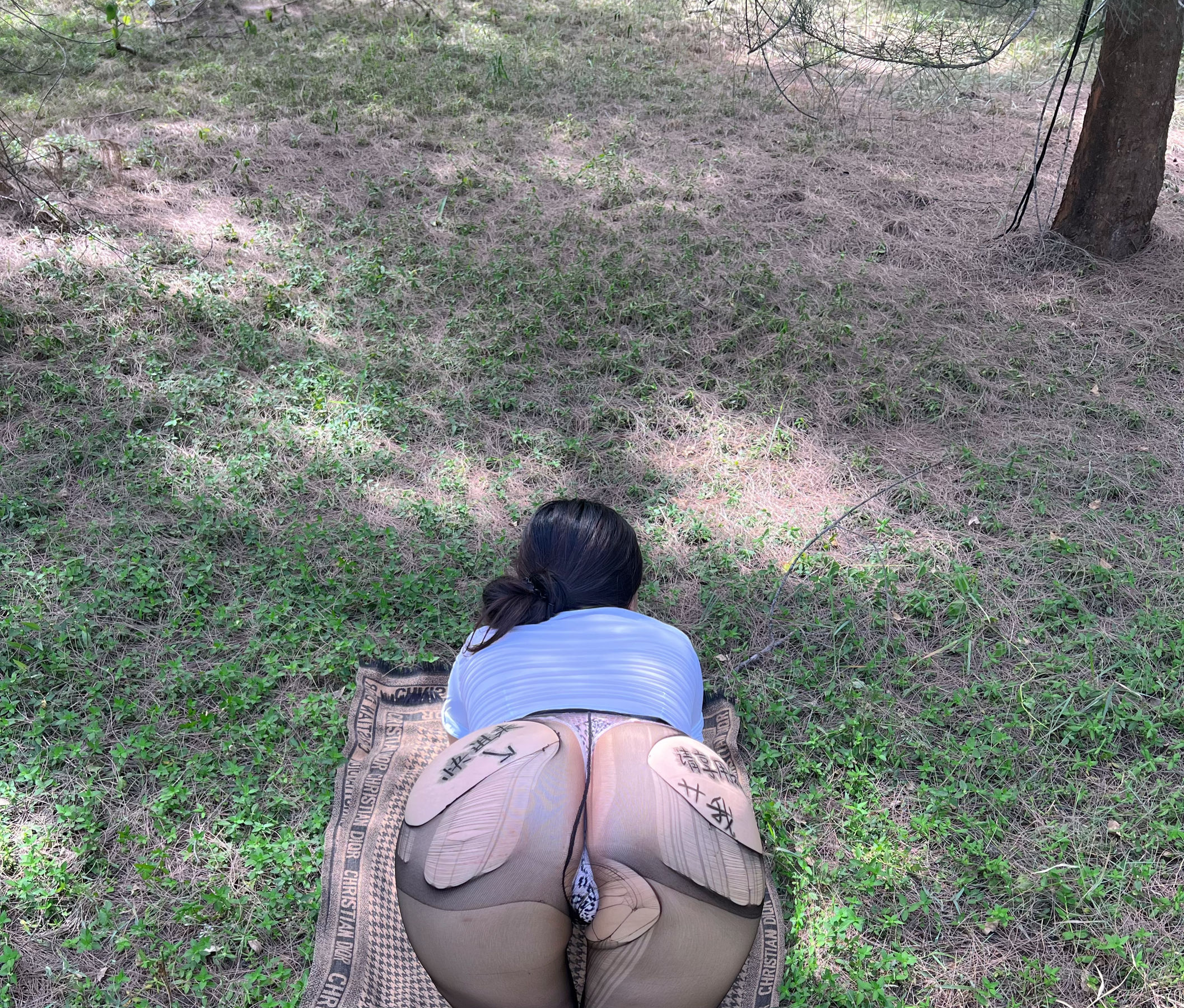 迷人的五姨太 – 制服OL的户外诱惑 [30P]