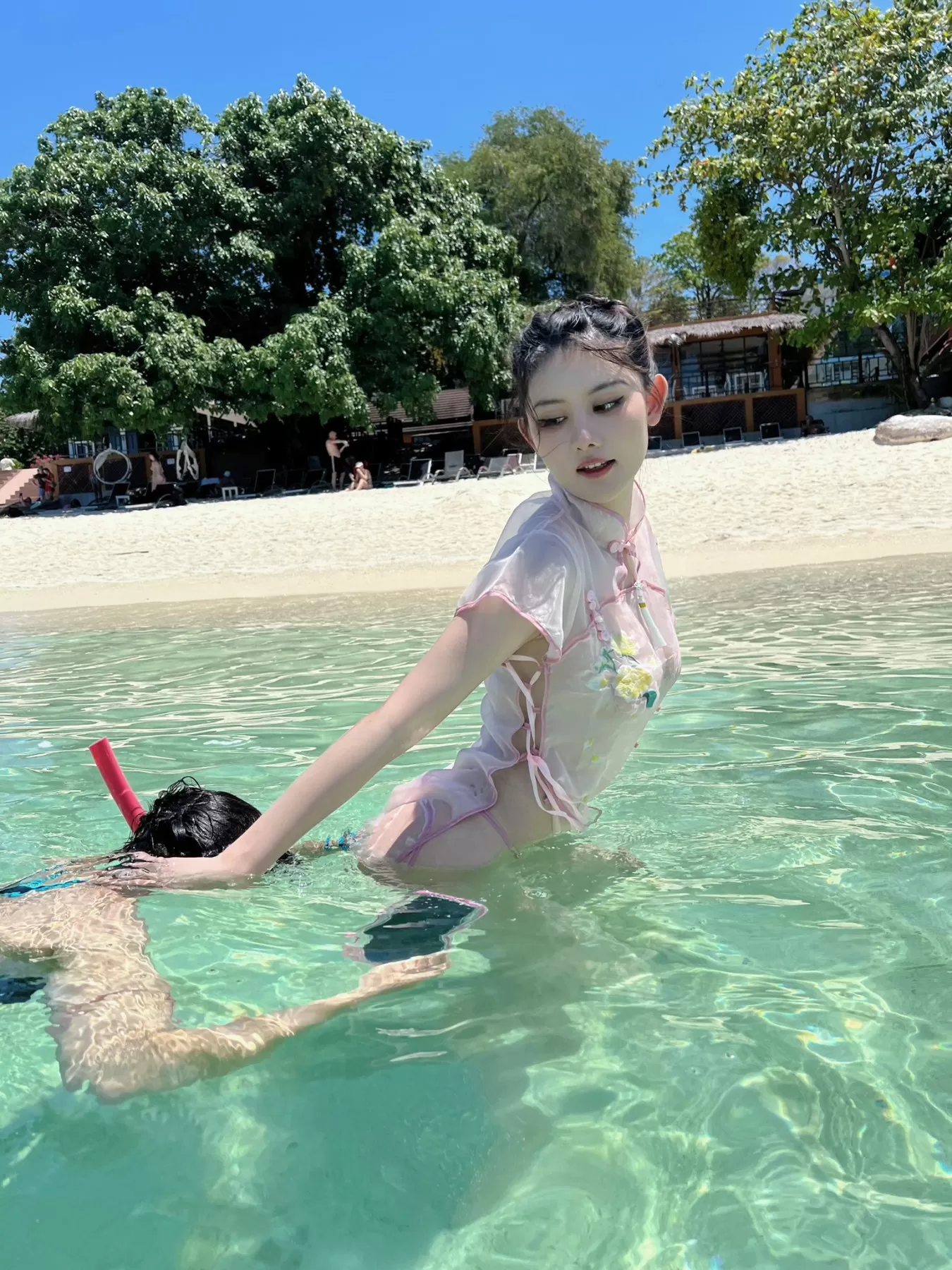 就是阿朱啊 – 紫色纱裙 [36P]