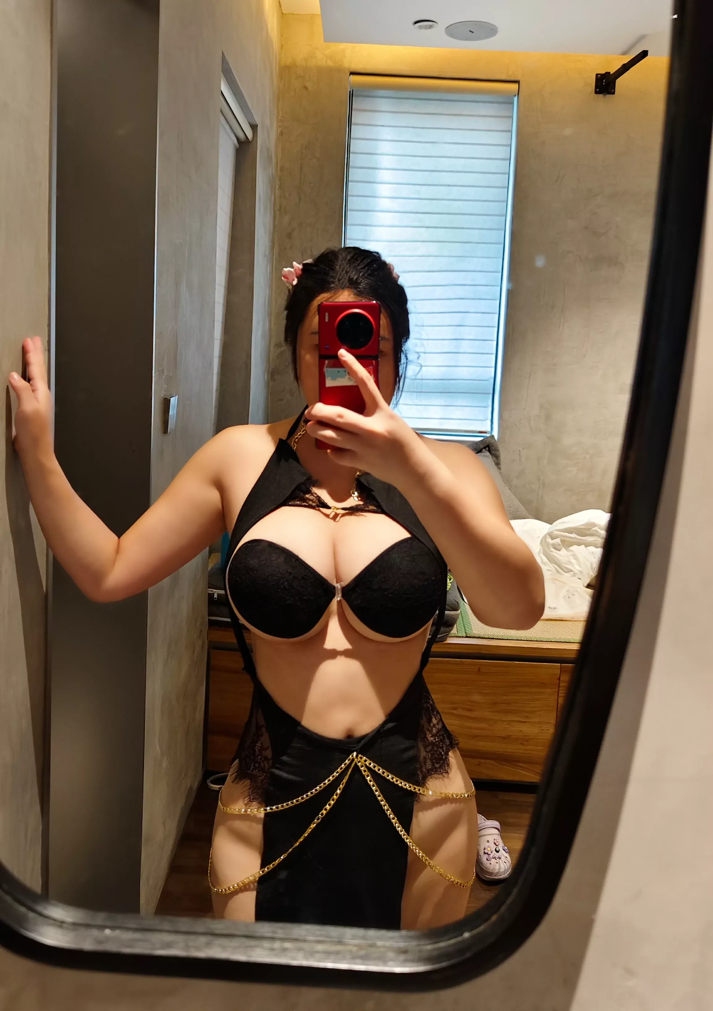 水蜜桃米米 - 肉丝吊带 [51P]